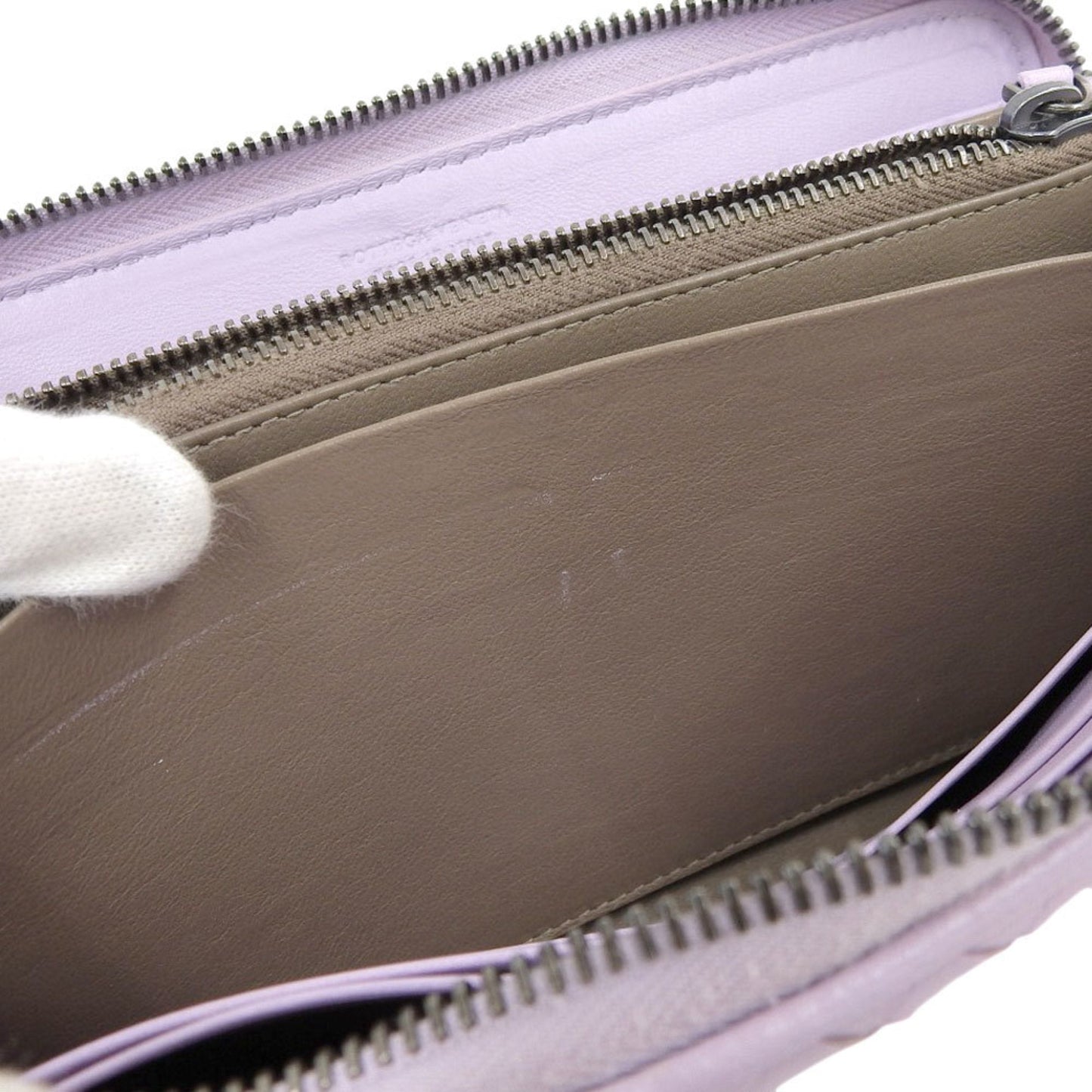 Luxury Bottega Veneta Intrecciato  Leather Long Wallet (Bi-Fold) ()