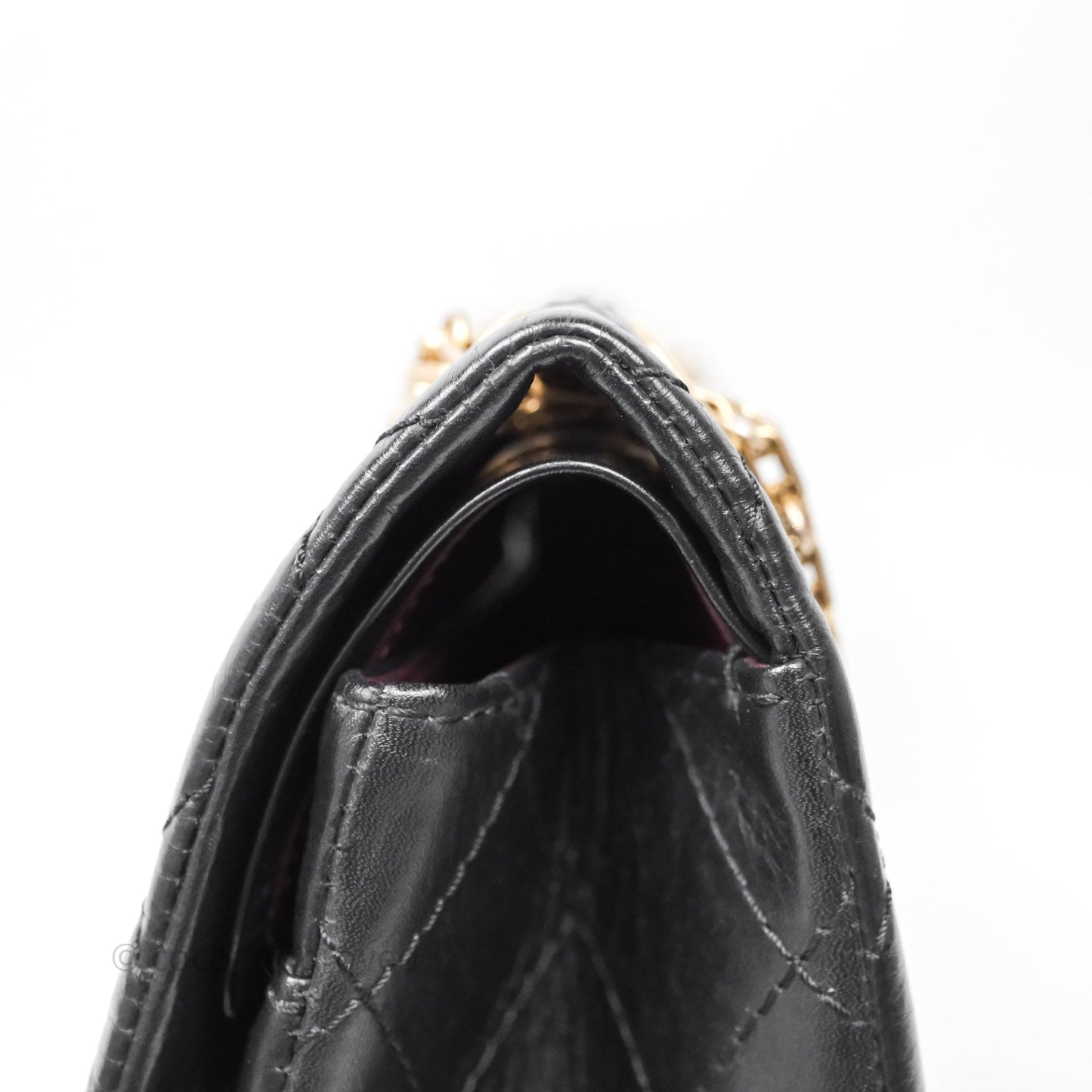 Chanel Reissue 226 Quilted Aged Calfskin Black Aged Gold Hardware