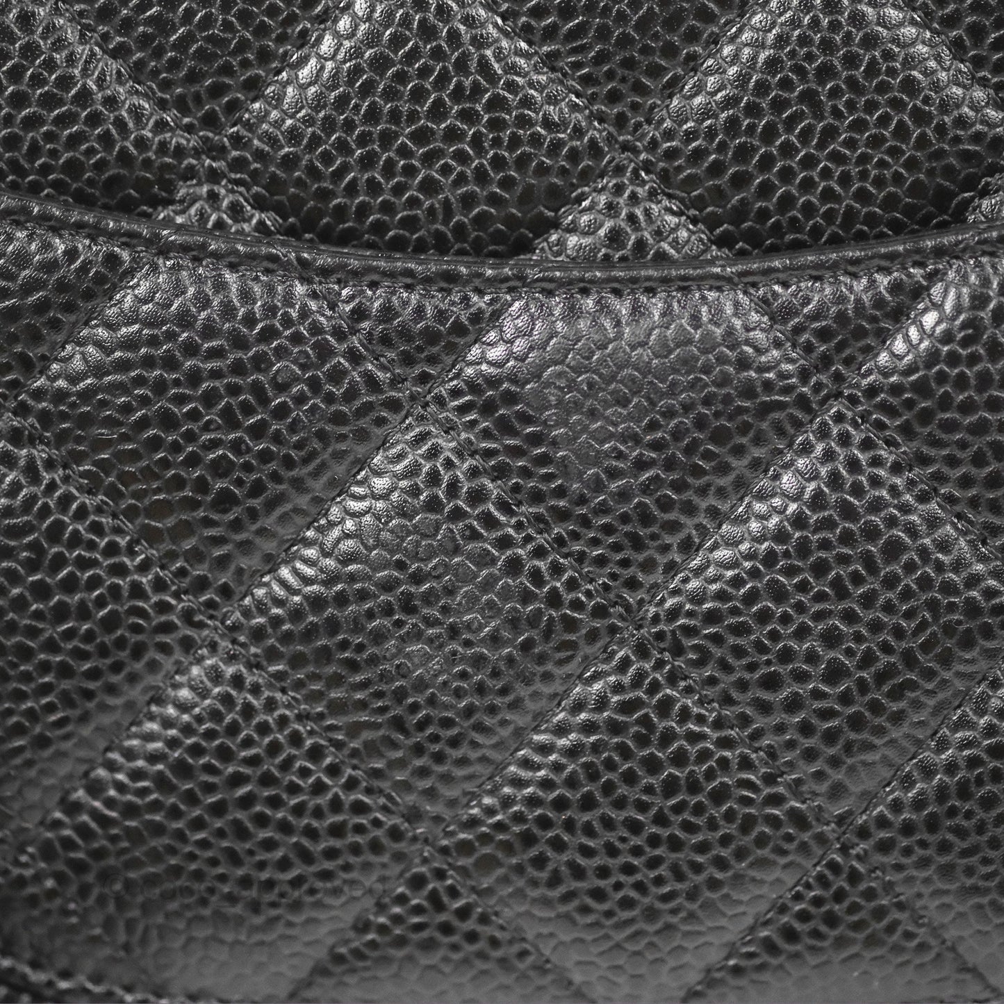 Chanel Classic Quilted WOC Black Caviar Gold Hardware