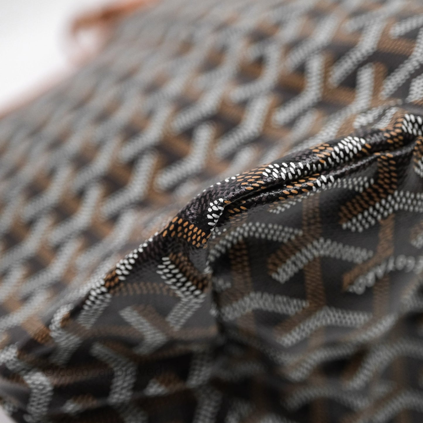 Goyard St Louis Tote PM Tan Black