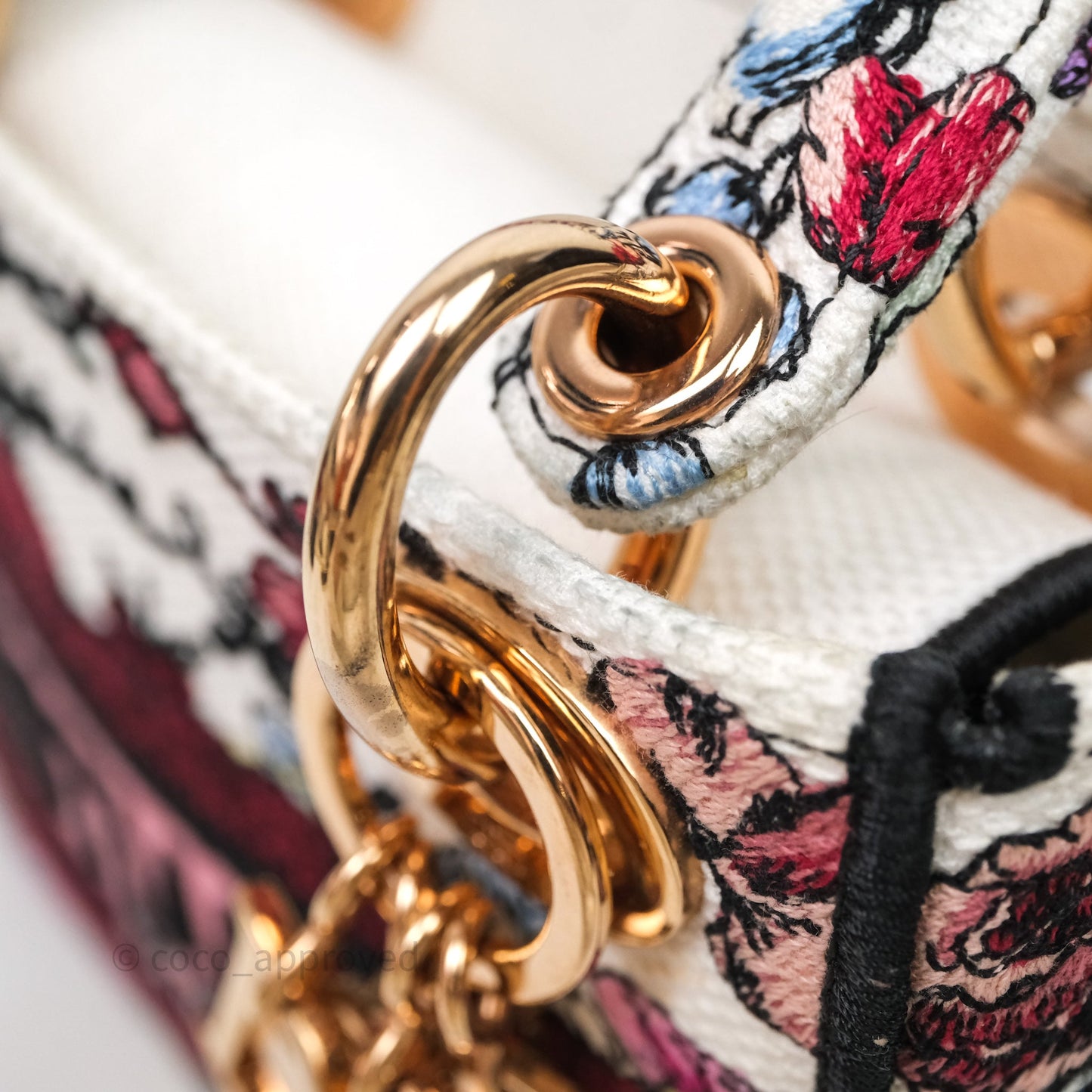 Christian Dior Mini Lady D-Lite Bag Florilegio Embroidered
