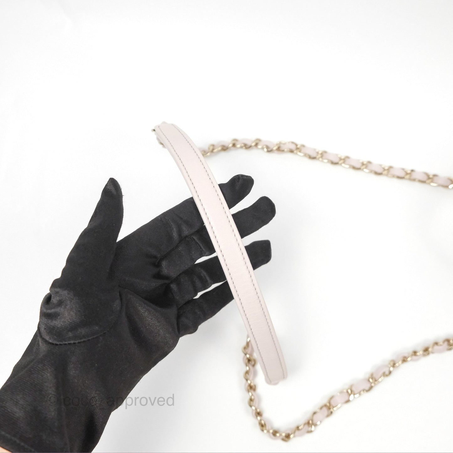 Chanel Small Quilted Top Handle Vanity Case Light Lilac Lambskin Gold Hardware