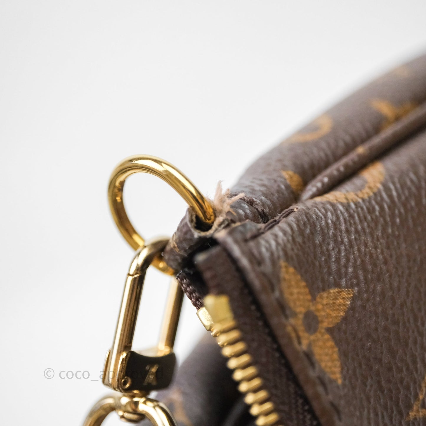 Louis Vuitton Multi Pochette Accessories Khaki Monogram Canvas