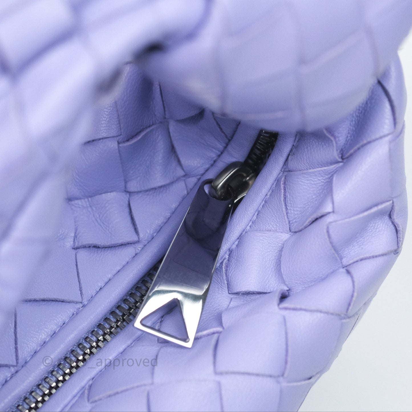 Bottega Veneta Mini Jodie Bag Purple Intrecciato Lambskin