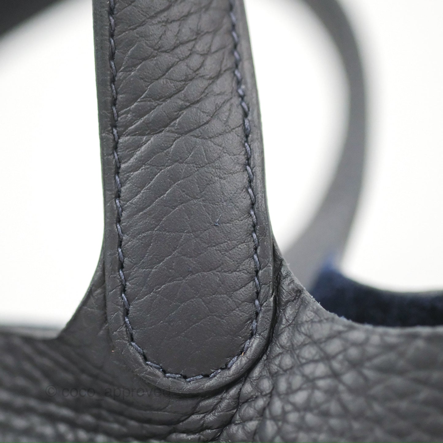 Hermès Picotin 18 Caban Clemence Palladium Hardware