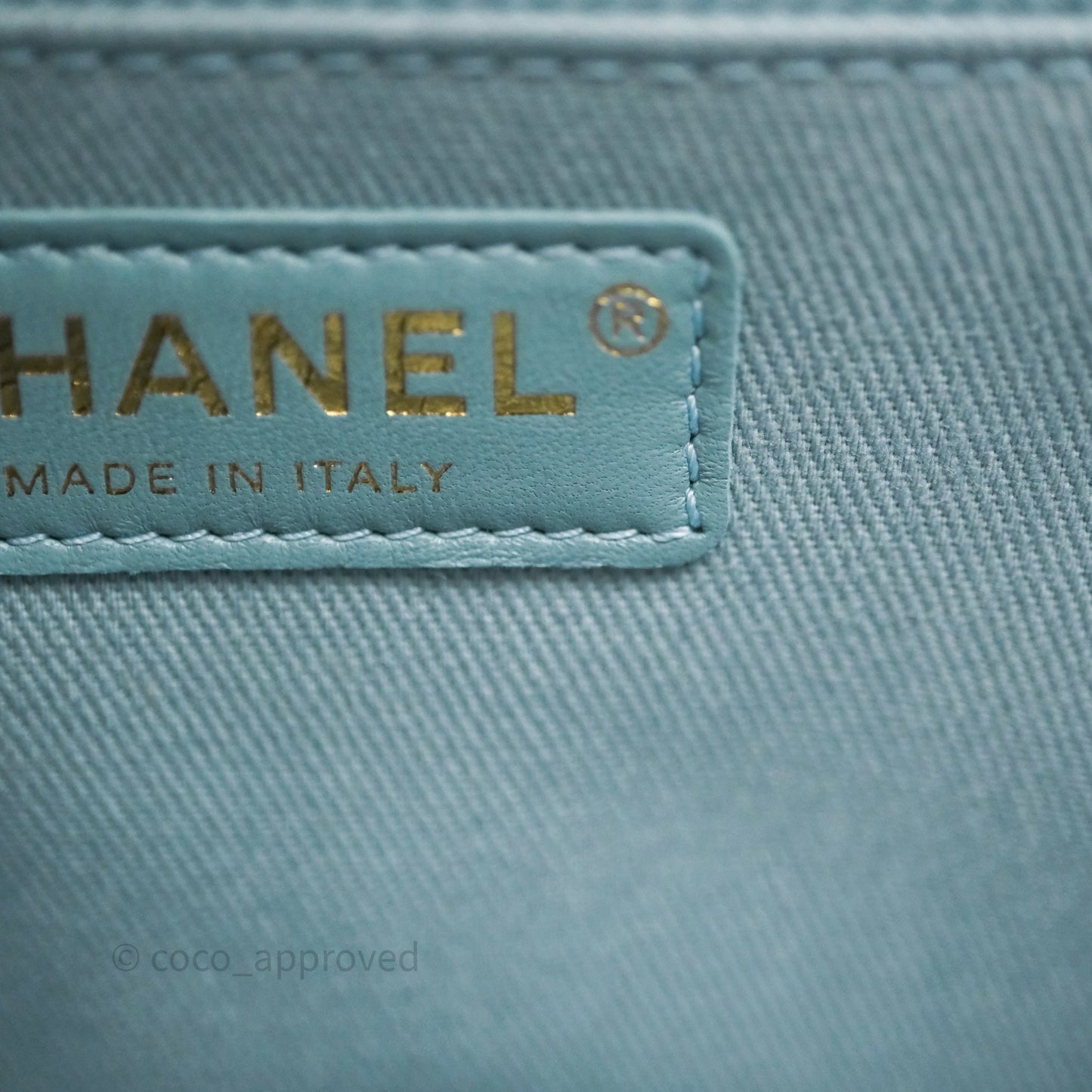Chanel Quilted Medium Business Affinity Flap Blue Caviar Gold Hardware
