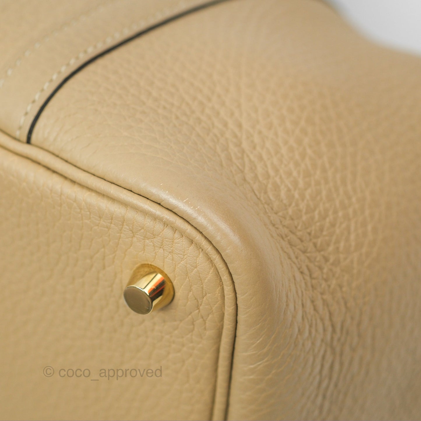 Hermès Picotin 18 Trench Clemence Gold Hardware