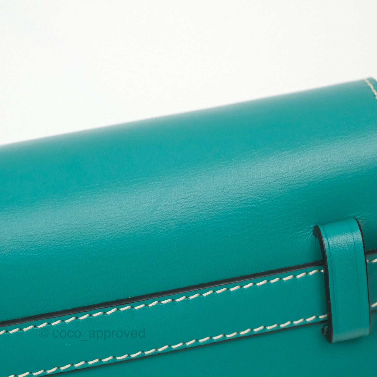 Loewe Mini Gate Belt Bag in Soft Calfskin Green