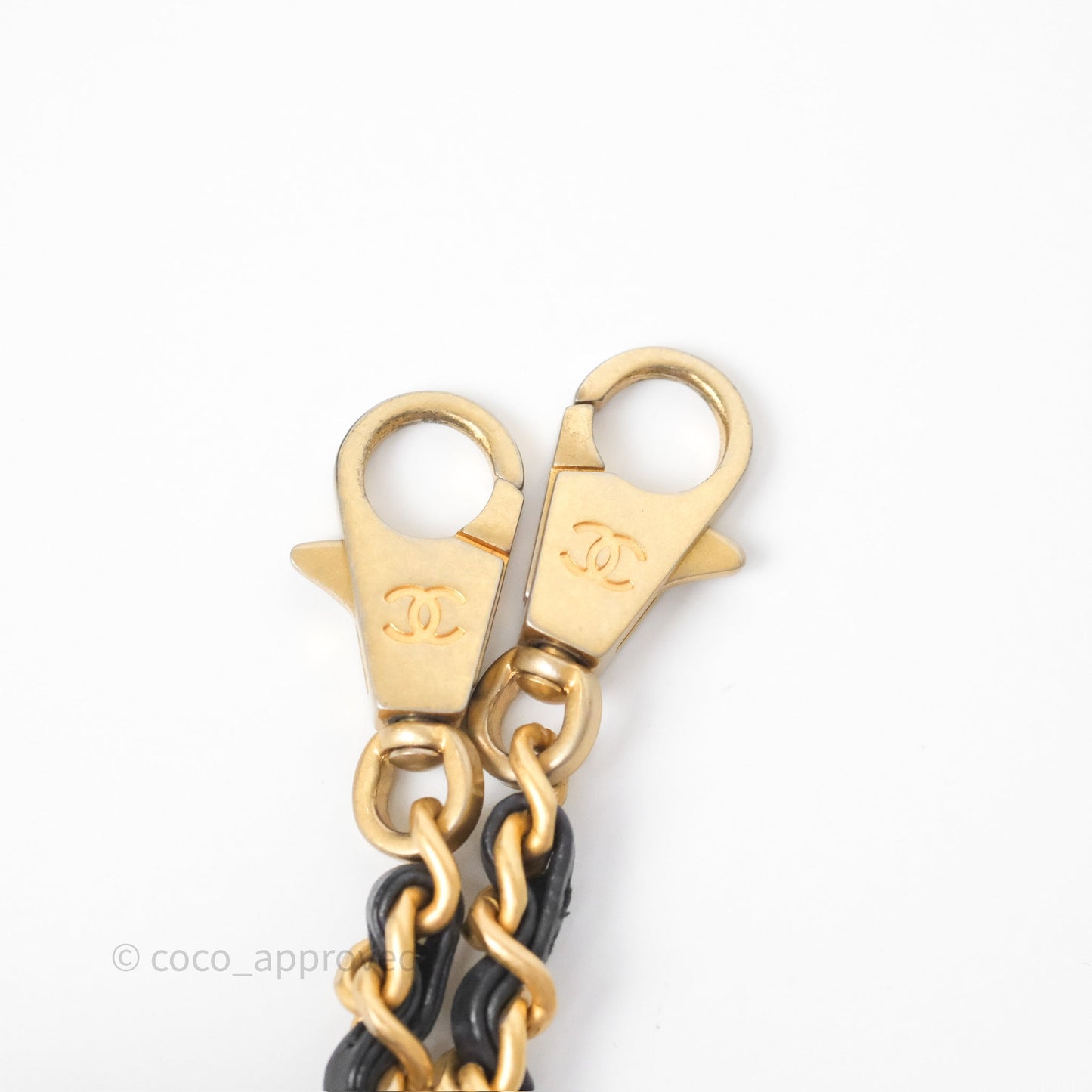 Chanel Small Coco Handle Chevron Dark Grey Caviar Aged Gold Hardware