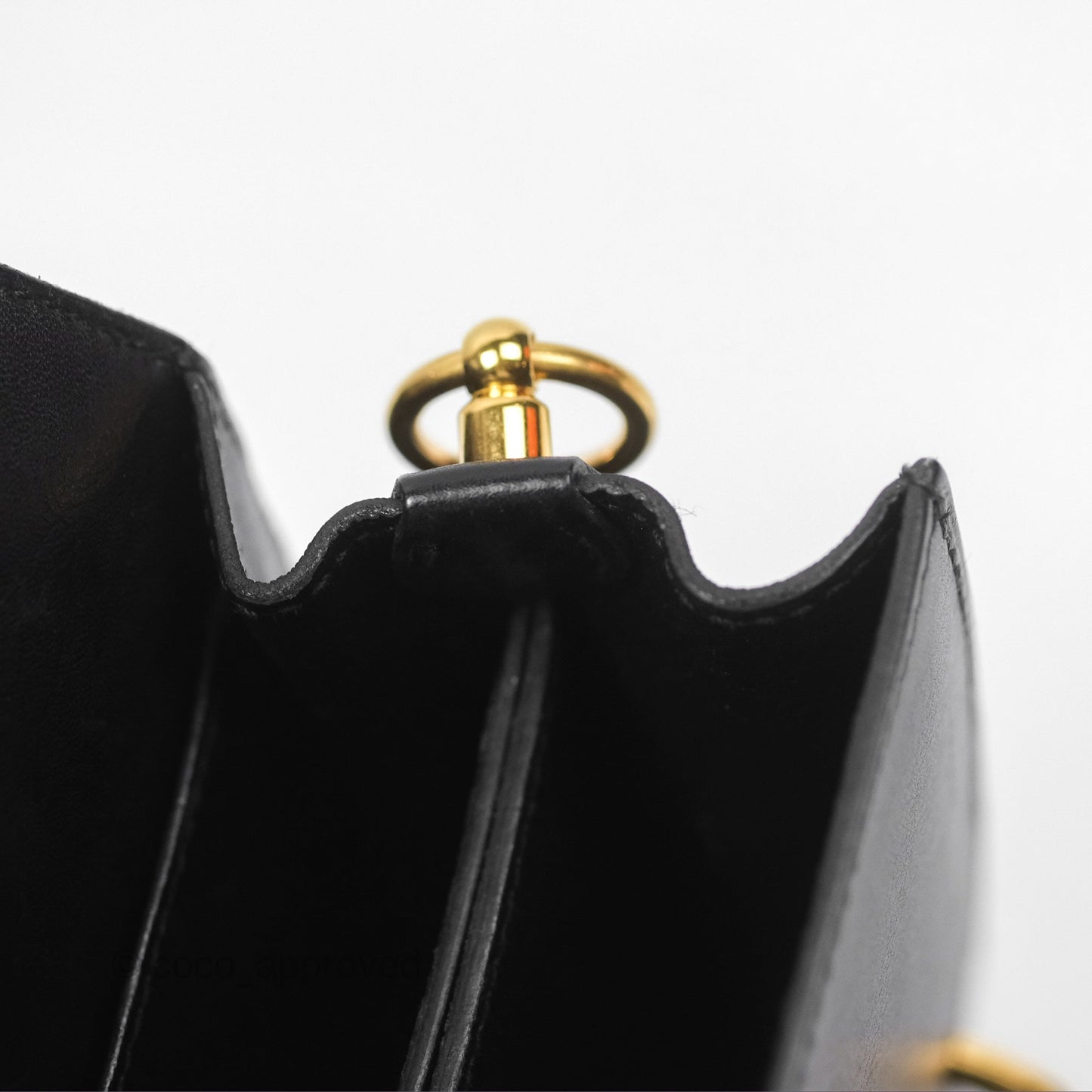 Hermès Roulis Mini 18 Noir 89 Veau Evergrain Gold Hardware
