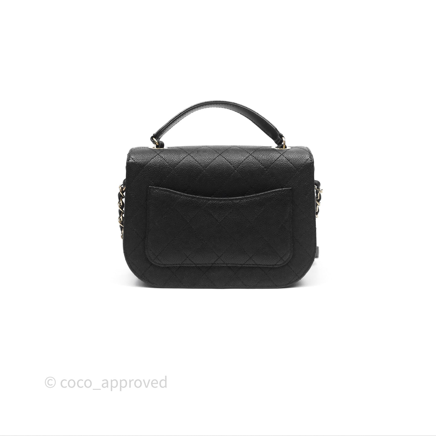 Chanel Small CC Cuba Flap Bag Black Caviar Gold Hardware
