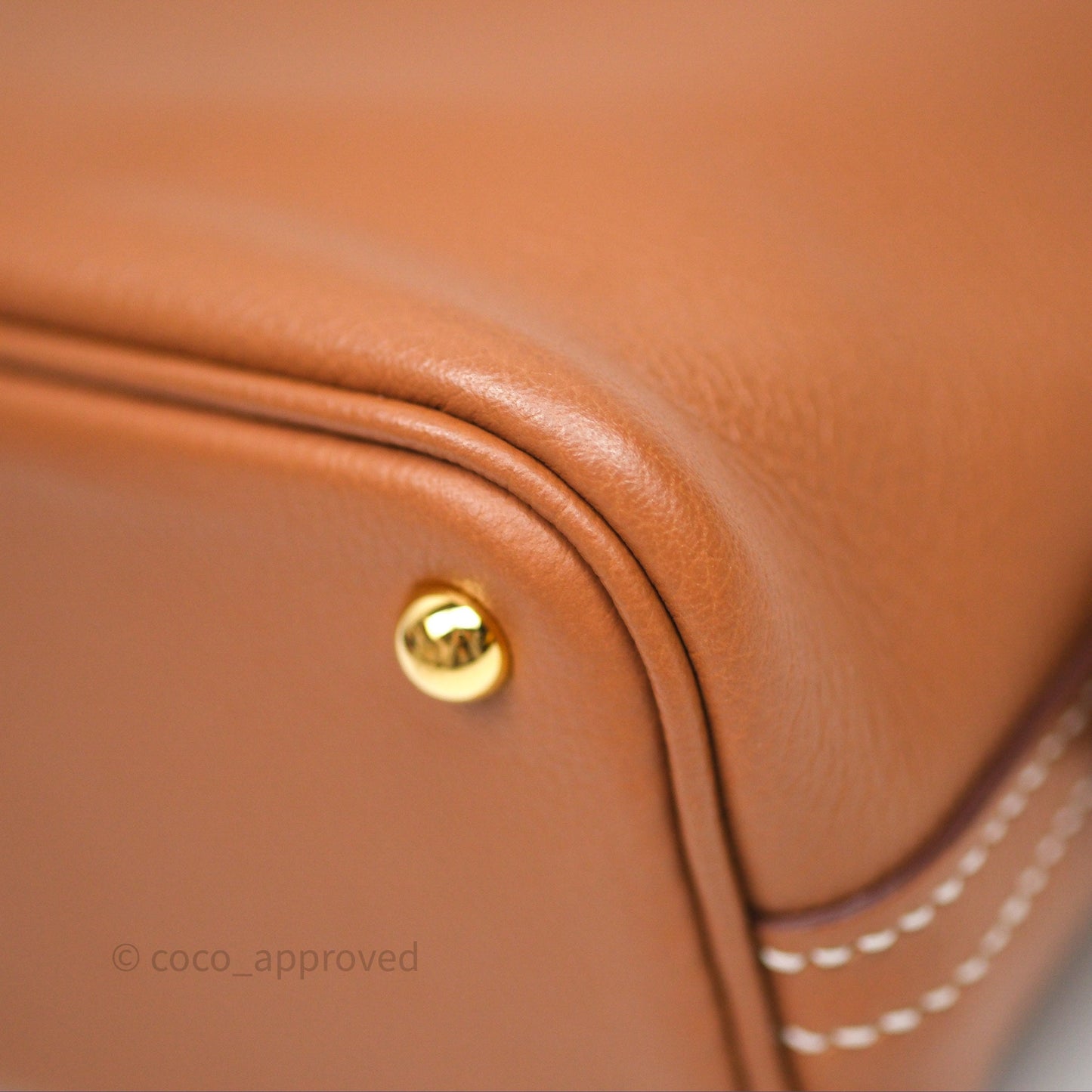 Hermès Bolide Mini 1923 Gold 37 Evercolor Gold Hardware
