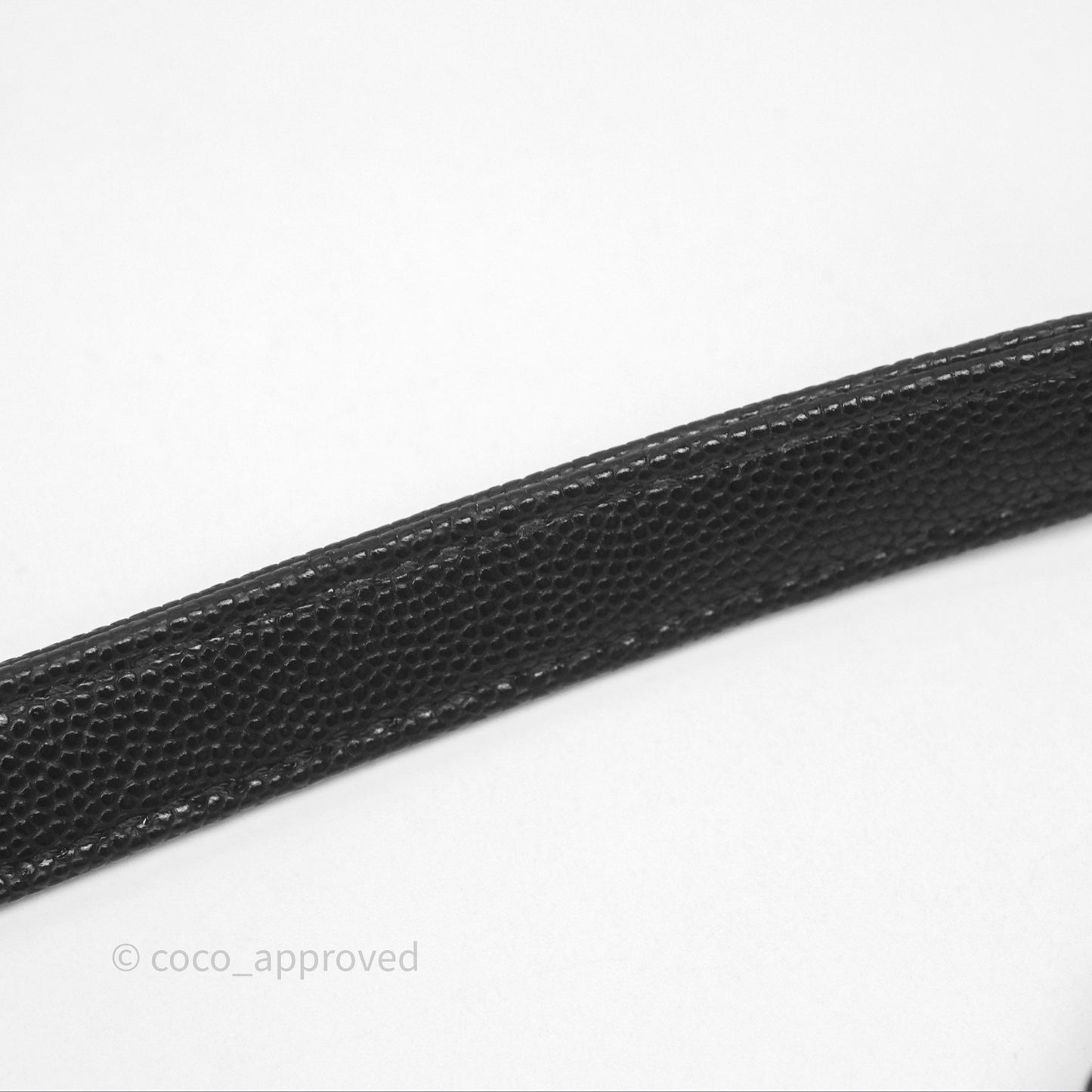 Chanel Mini Coco Handle Quilted Black Caviar Gold Hardware
