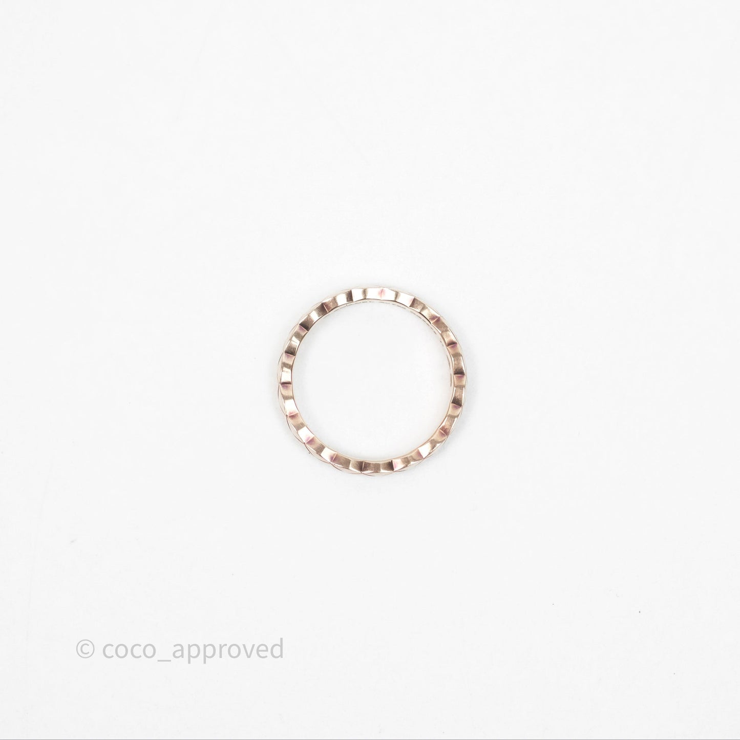 Chanel Coco Crush Ring 18K Beige Gold Size 51