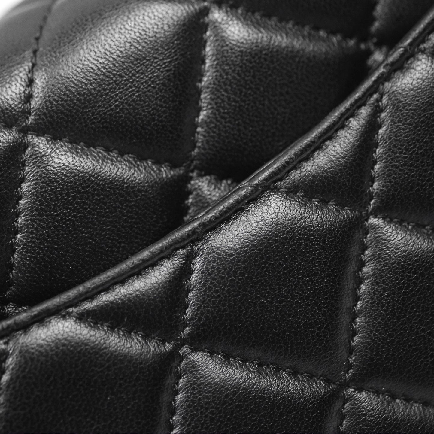 Chanel Quilted Classic Wallet on Chain WOC Black Lambskin Gold Hardware