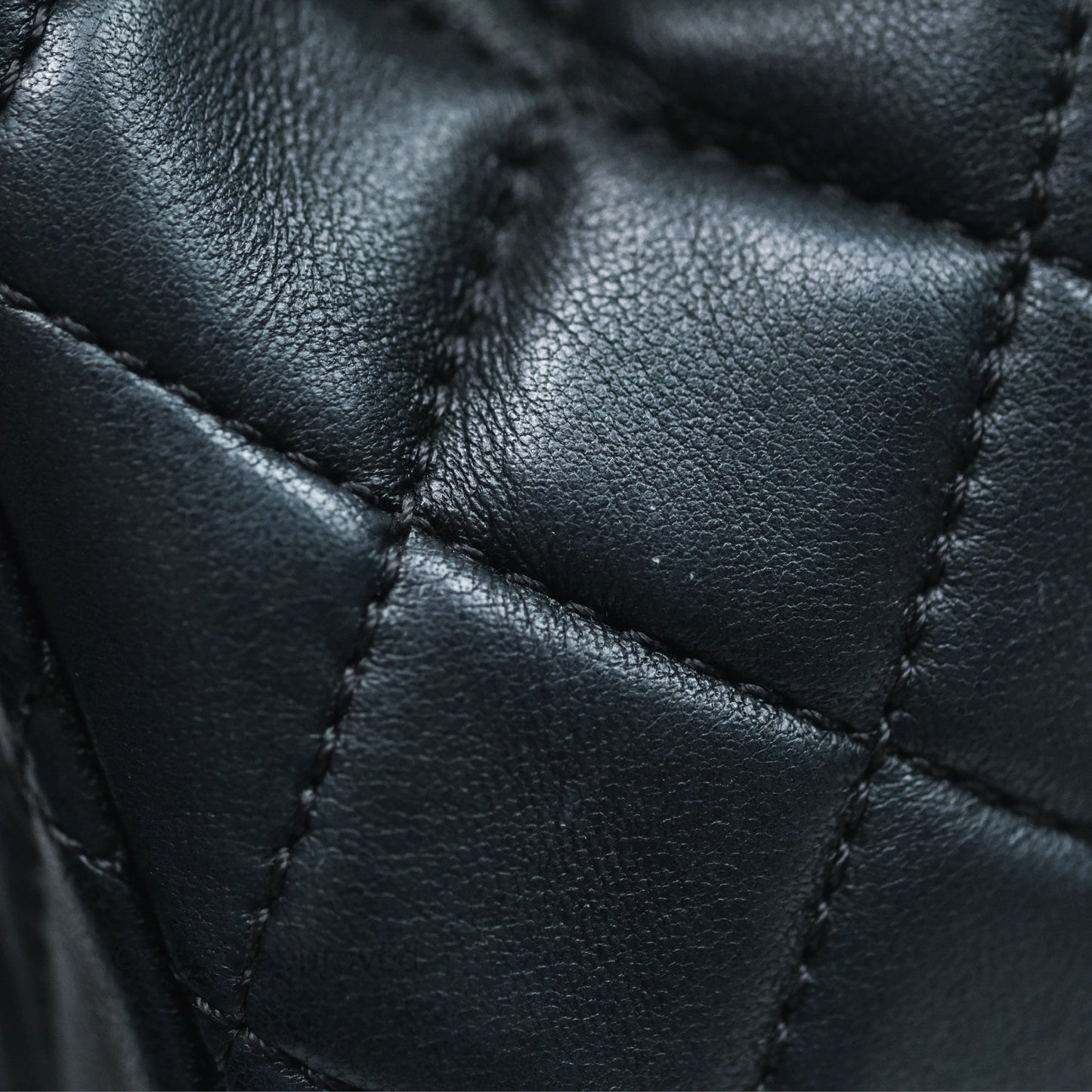 Chanel Pearl Crush Mini Square Quilted Black Lambskin Aged Gold Hardware