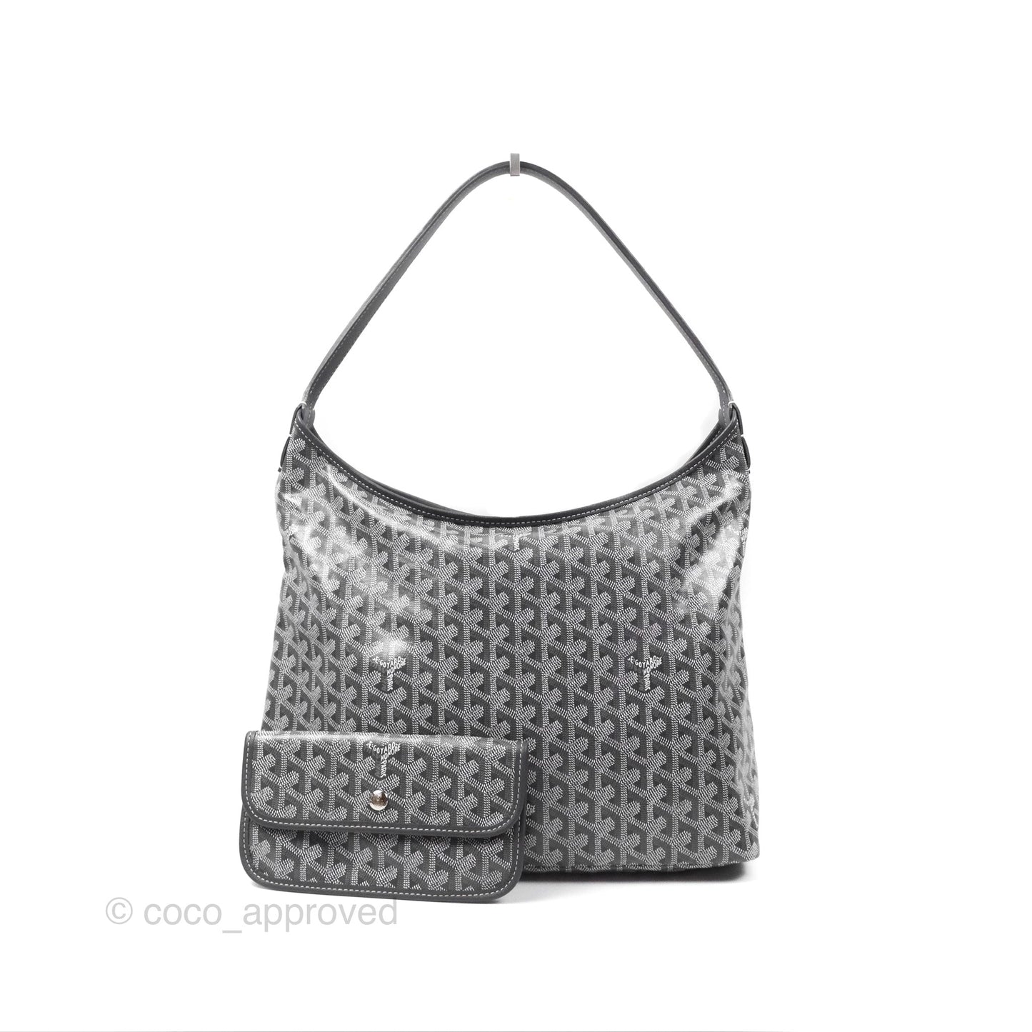 Goyard Bohème Hobo Bag Grey Goyardine Canvas