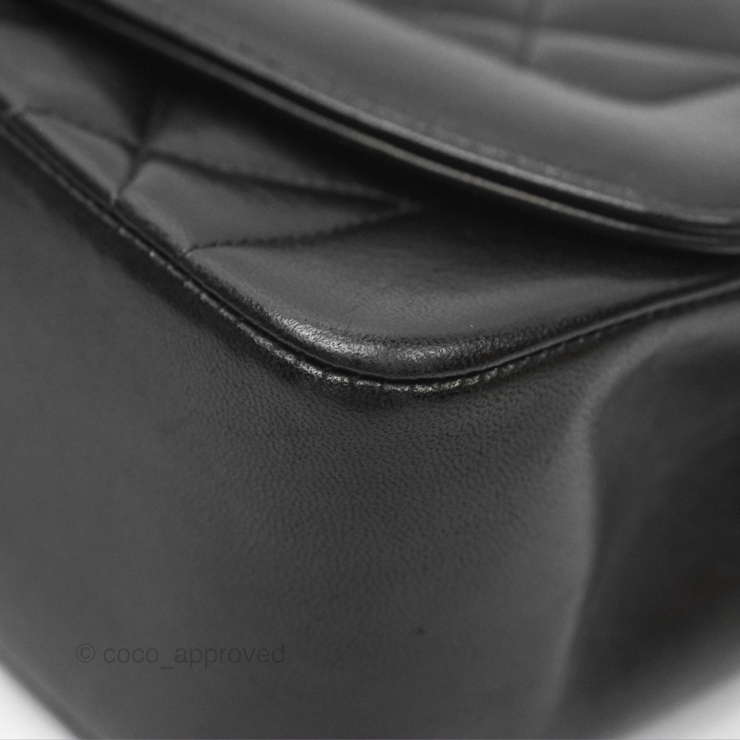 Chanel Vintage Small Quilted Classic Diana Flap Bag Black Lambskin 24K Gold Hardware