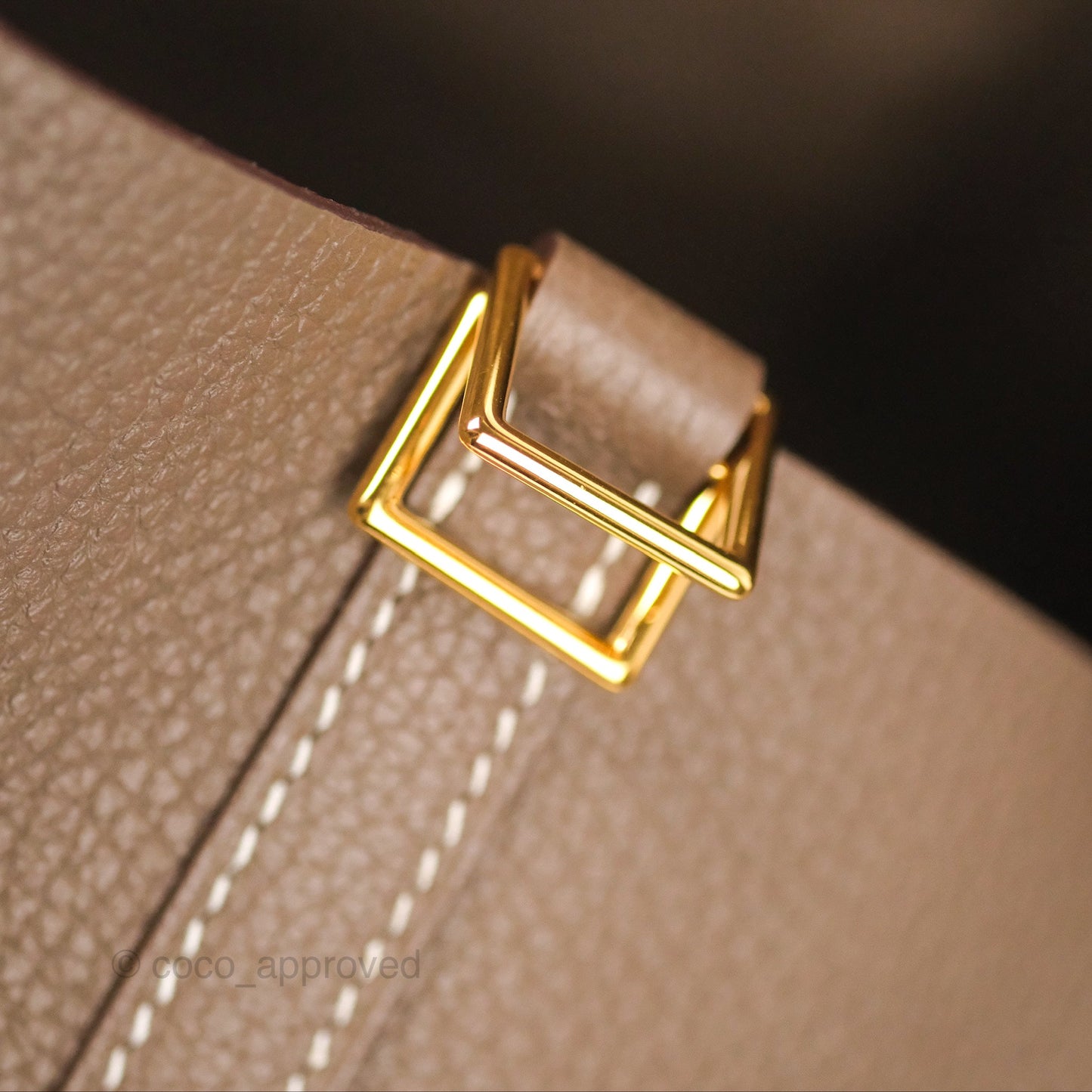 Hermès Picotin 22 Etoupe Clemence Gold Hardware