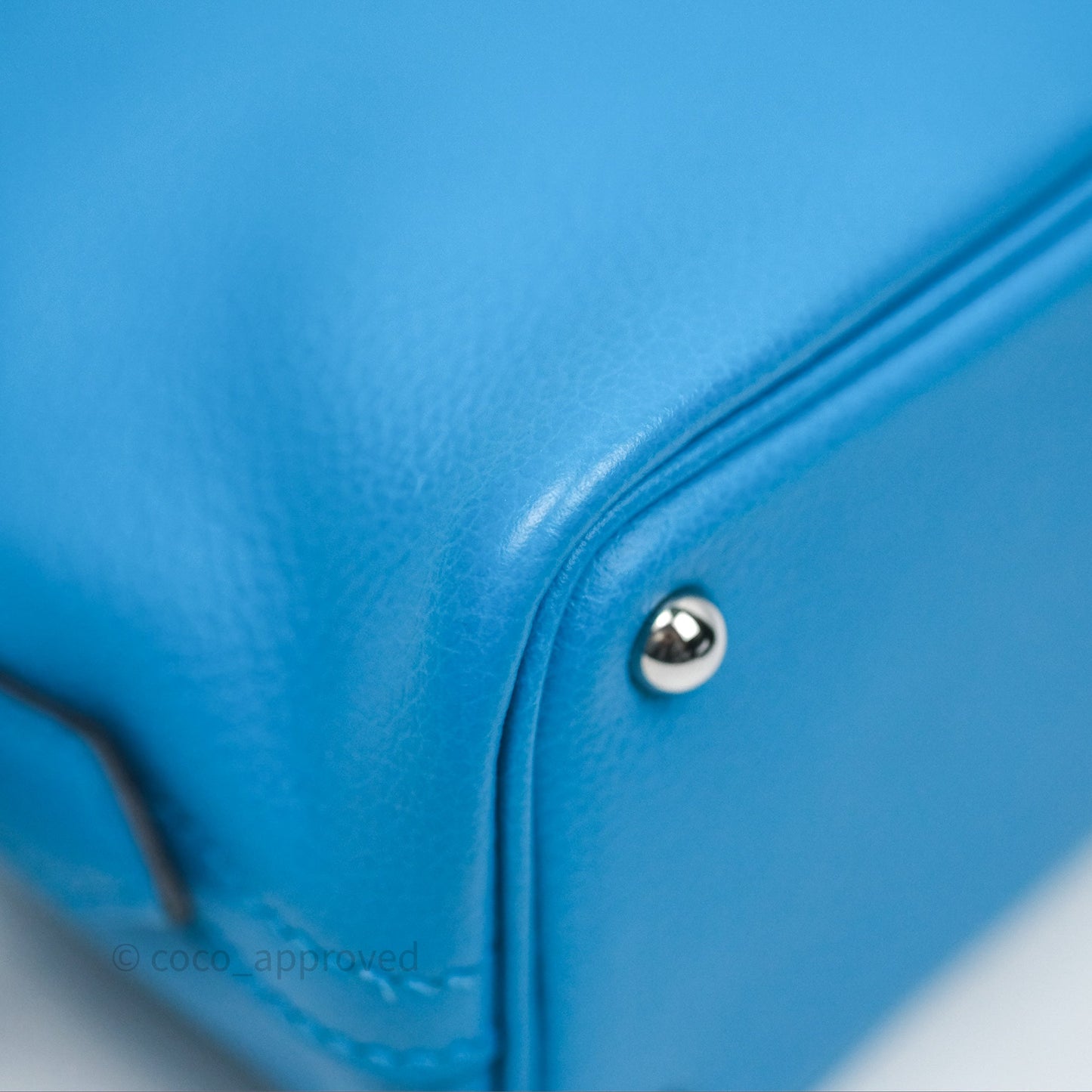 Hermès Bolide Mini 1923 Bleu Frida 0F/ Rose Mexico 0D Evercolor Palladium Hardware