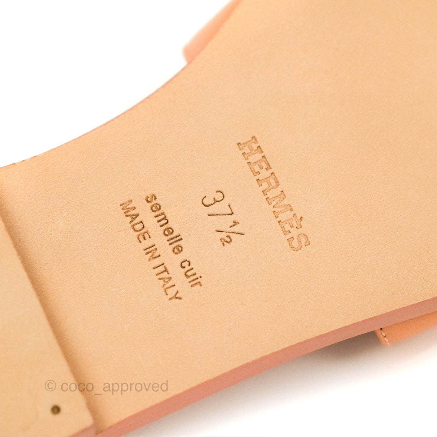 Hermès Oran Sandals in Rose Aube Pink Size 37.5