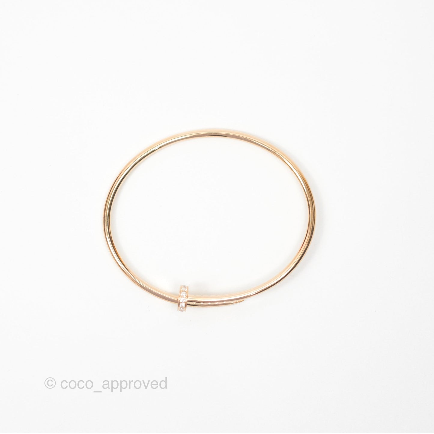Cartier Juste Un Clou Bracelet Rose Gold Diamond