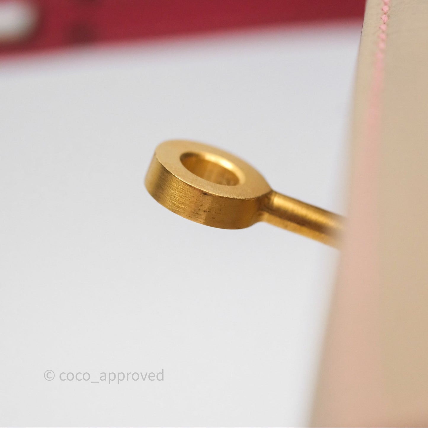 Hermès Kelly 25 Sellier Begie/Pink Epsom Gold Hardware