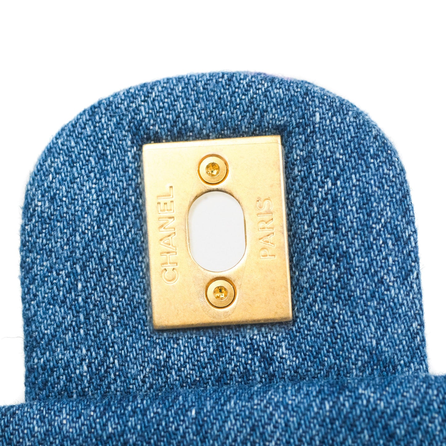 Chanel Quilted Small Denim Mood Flap Blue Multicolor 22P