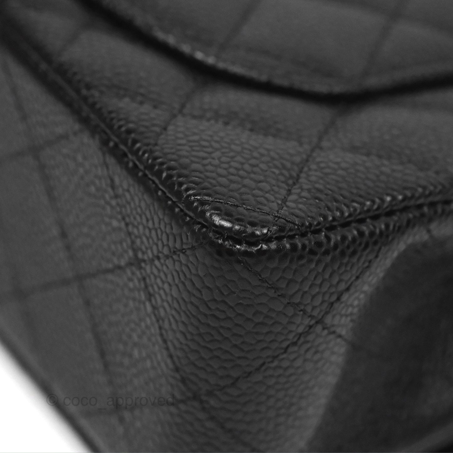 Chanel Small Classic Quilted Flap Black Caviar Gold Hardware