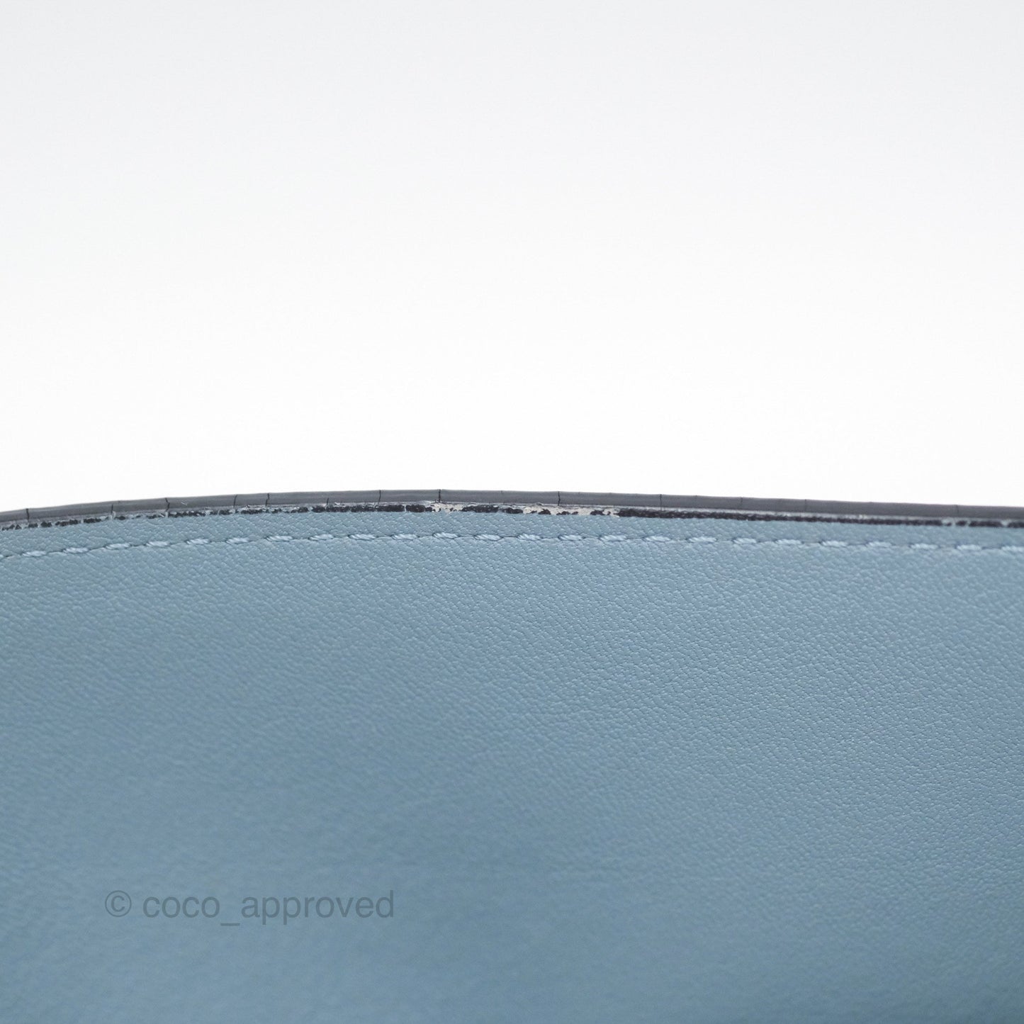 Loewe Medium Puzzle Bag Blue Calfskin Silver Hardware