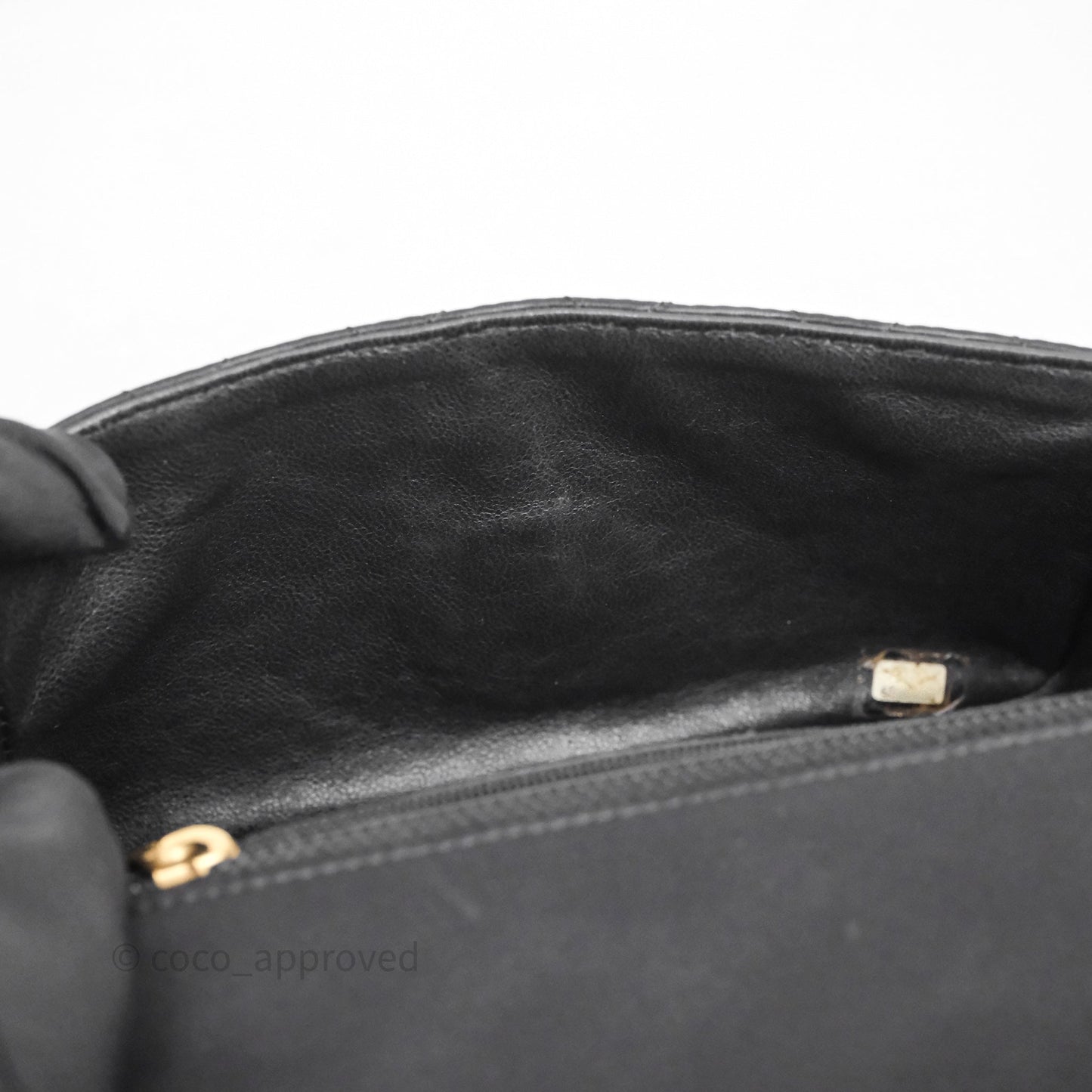 Chanel Vintage Mini Rectangular Black Satin Matte Gold Hardware