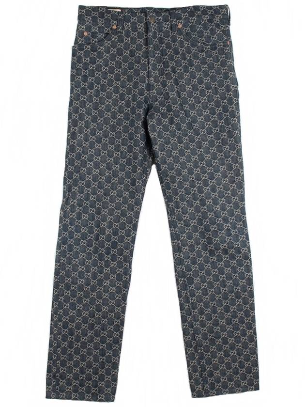 Luxury Gucci Trending 2025 Eco washed GG denim pants 34