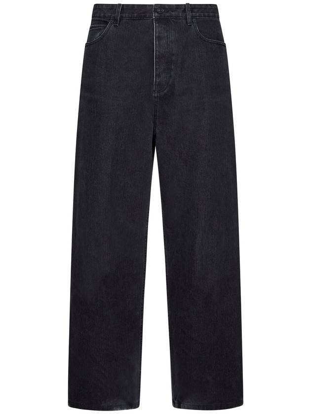 Luxury Balenciaga Washed Skiwear Jeans Grey