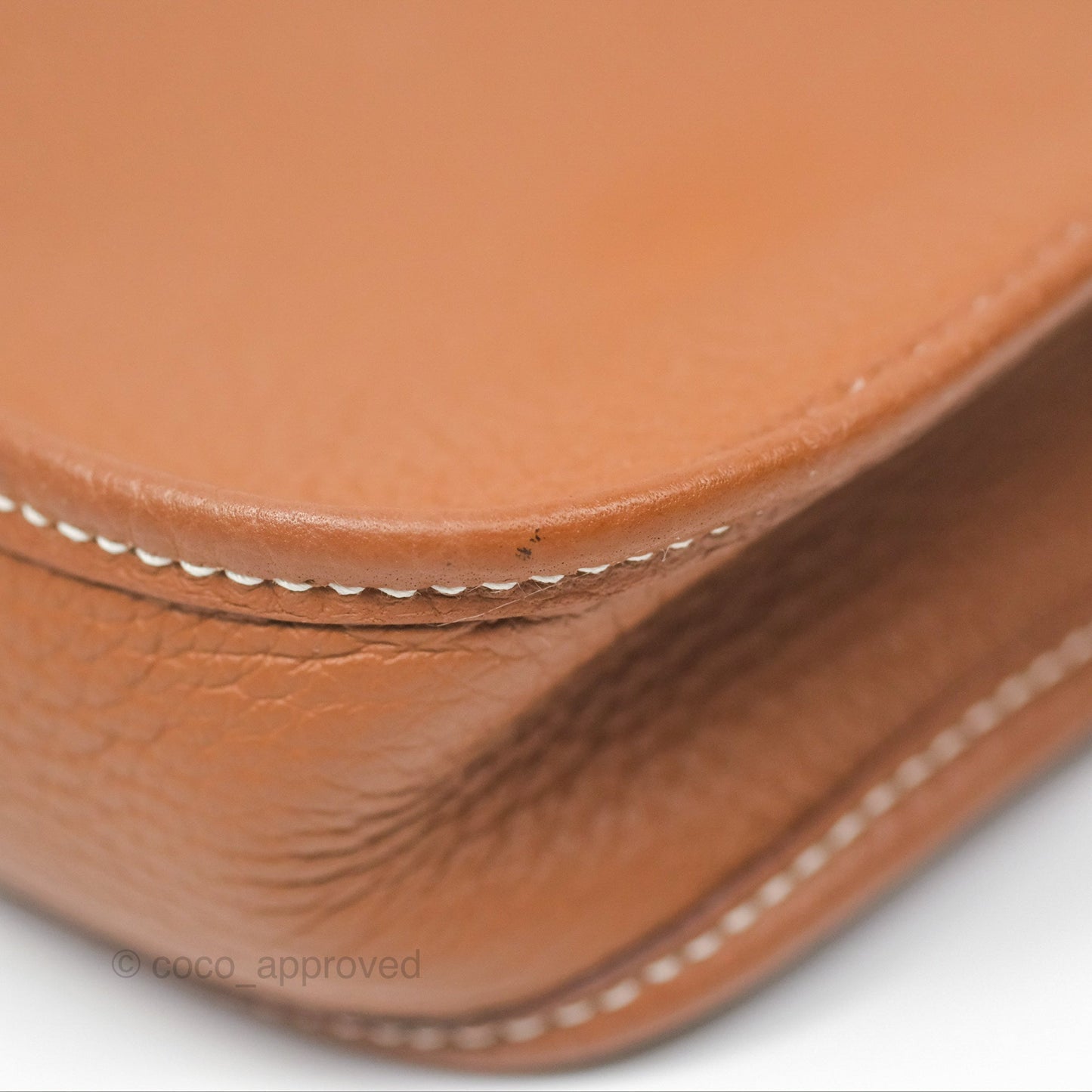 Hermès Mini Evelyne 16 Gold Clemence Gold Hardware