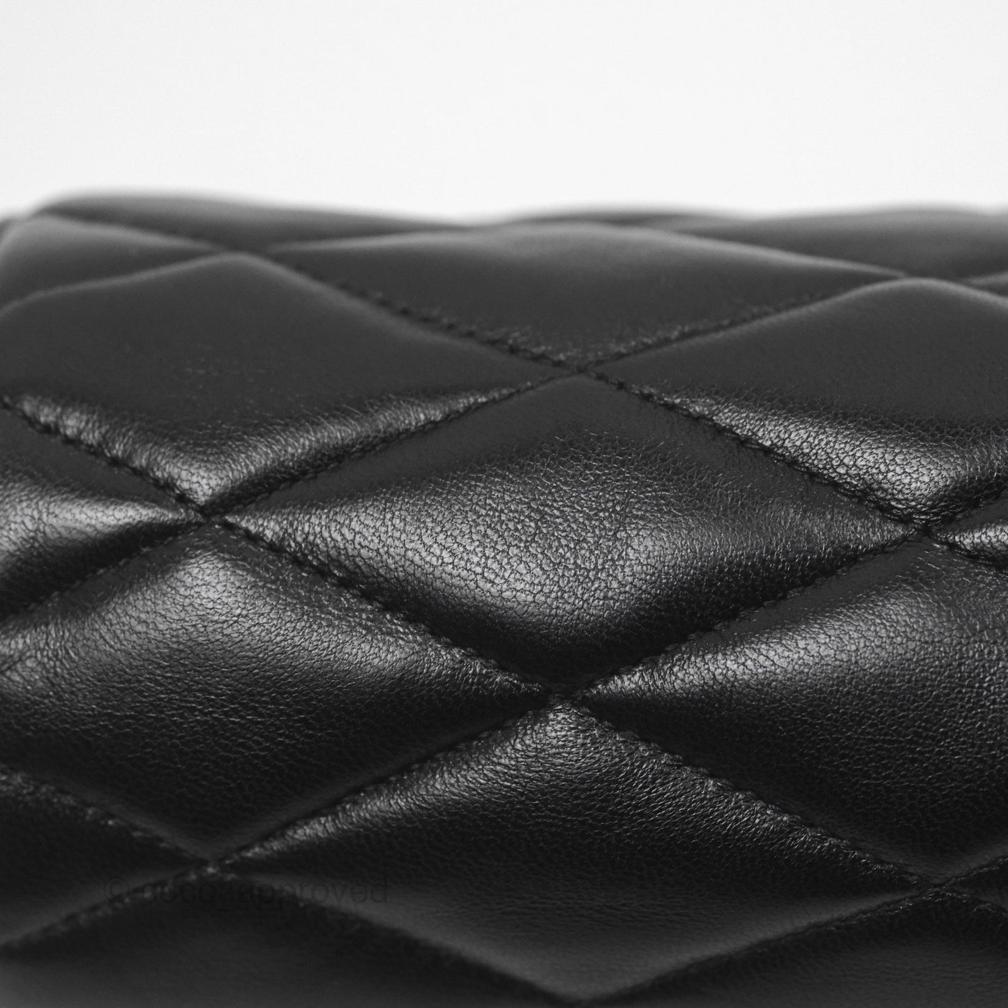 Saint Laurent Mini Sade Tube Shoulder Bag Black Lambskin