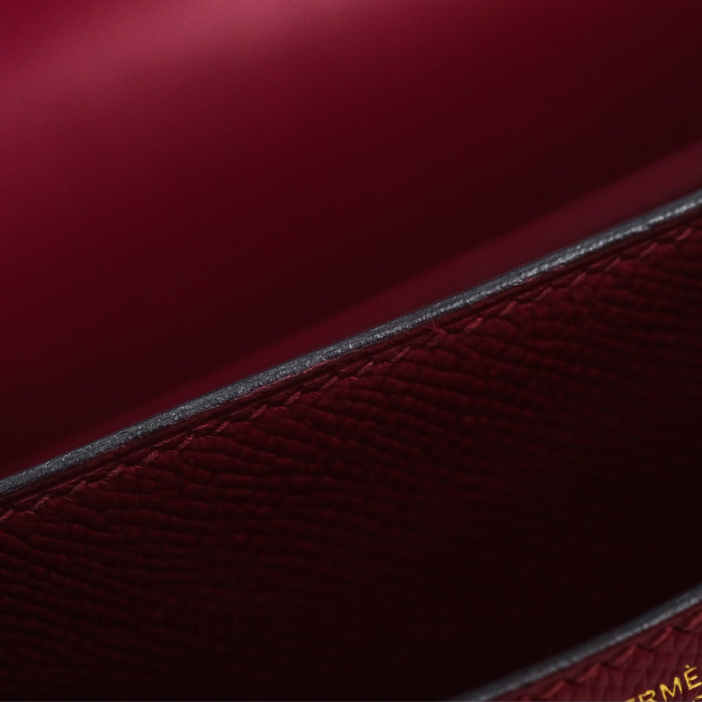 Hermès Constance Mini 18cm Rouge Grenat K1 Epsom Gold Hardware