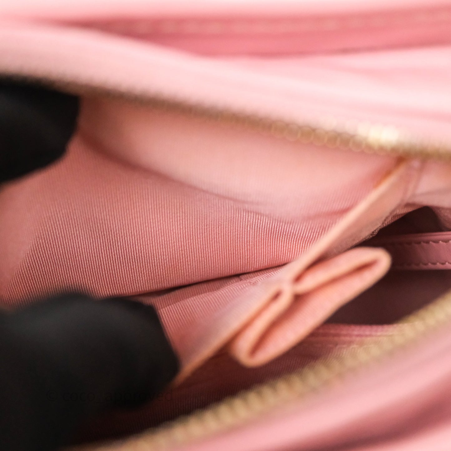 Chanel Small Gabrielle Hobo Quilted Pink Tweed Aged Calfskin