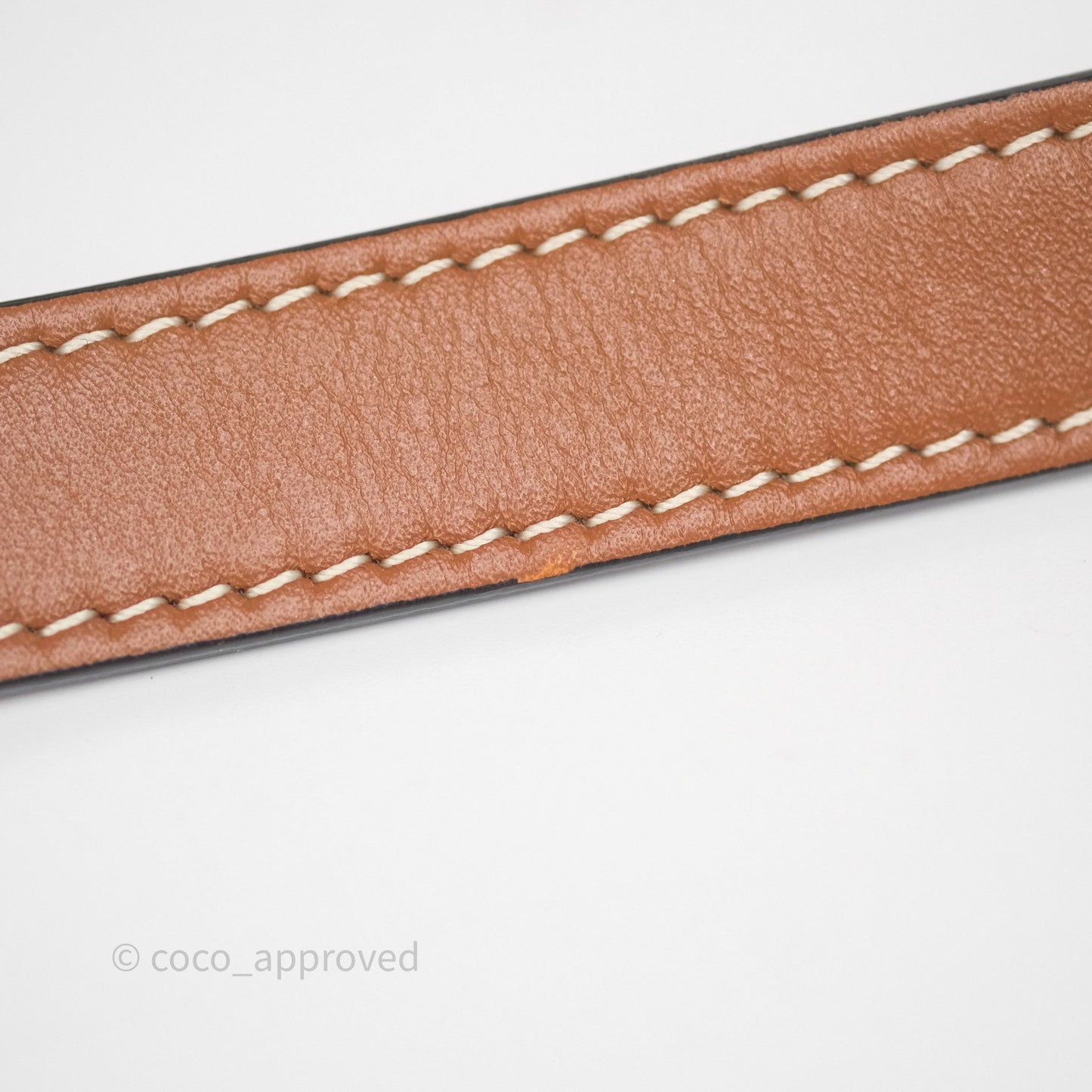 Celine Gold Studs Folco Cuir Triomphe in Smooth Calfskin Tan