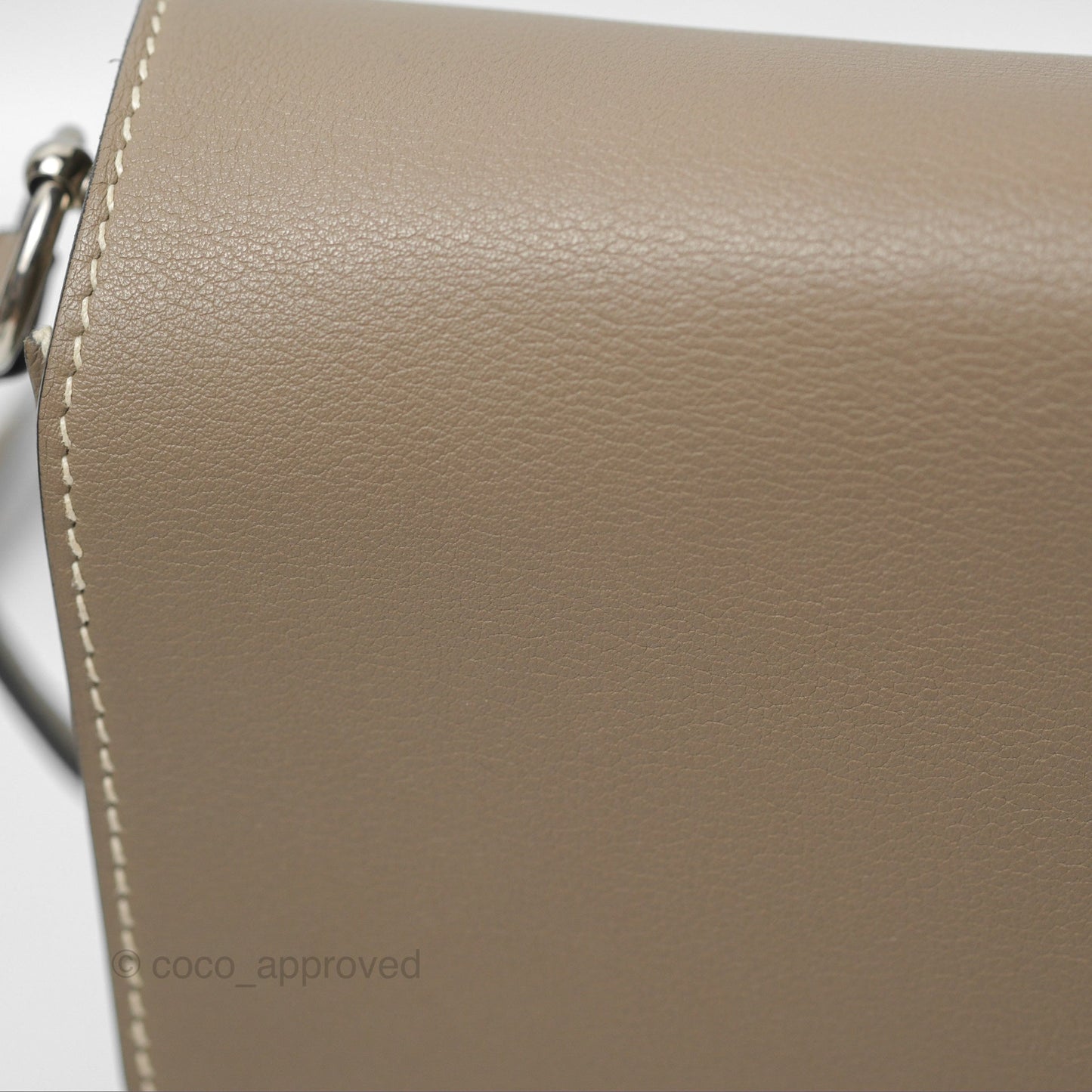 Hermès Roulis 23 Etoupe Evercolor Palladium Hardware