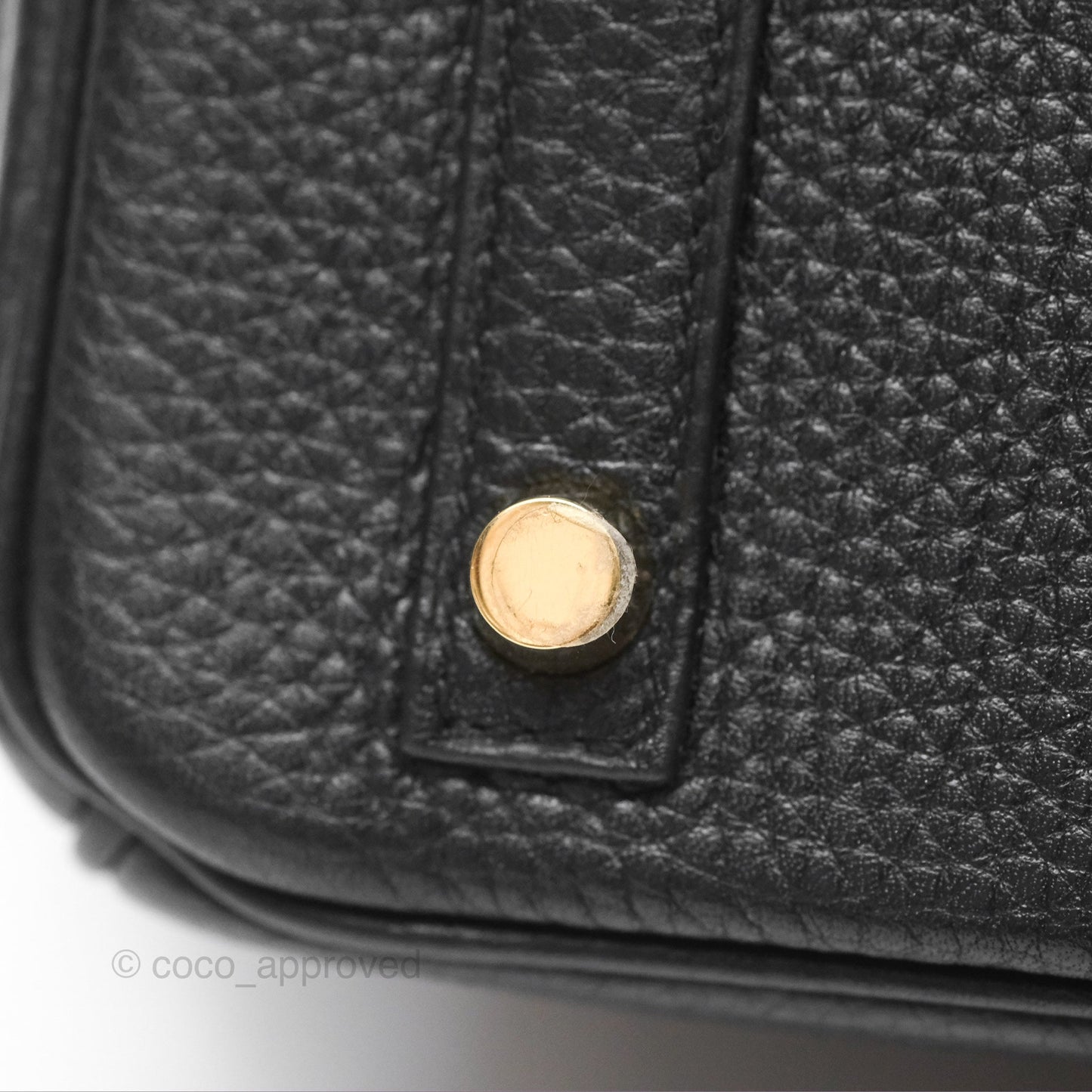 Hermès Birkin 30 Retourne Black Noir 89 Clemence Gold Hardware