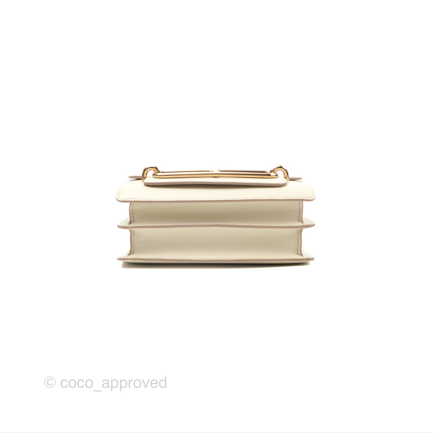 Hermès Roulis Mini 18 Beton Evercolor Permabrass Hardware