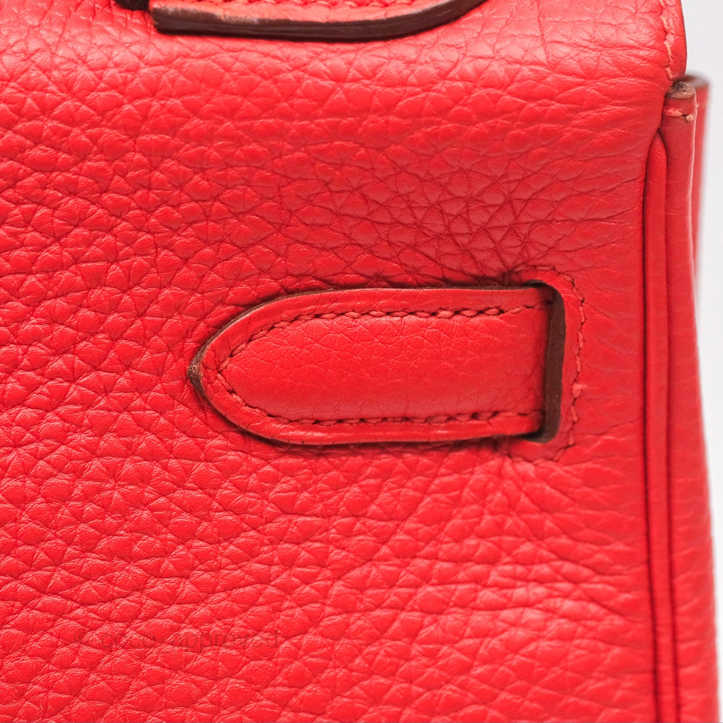 Hermès Kelly 32 Retourne Rose Jaipur Clemence Palladium Hardware