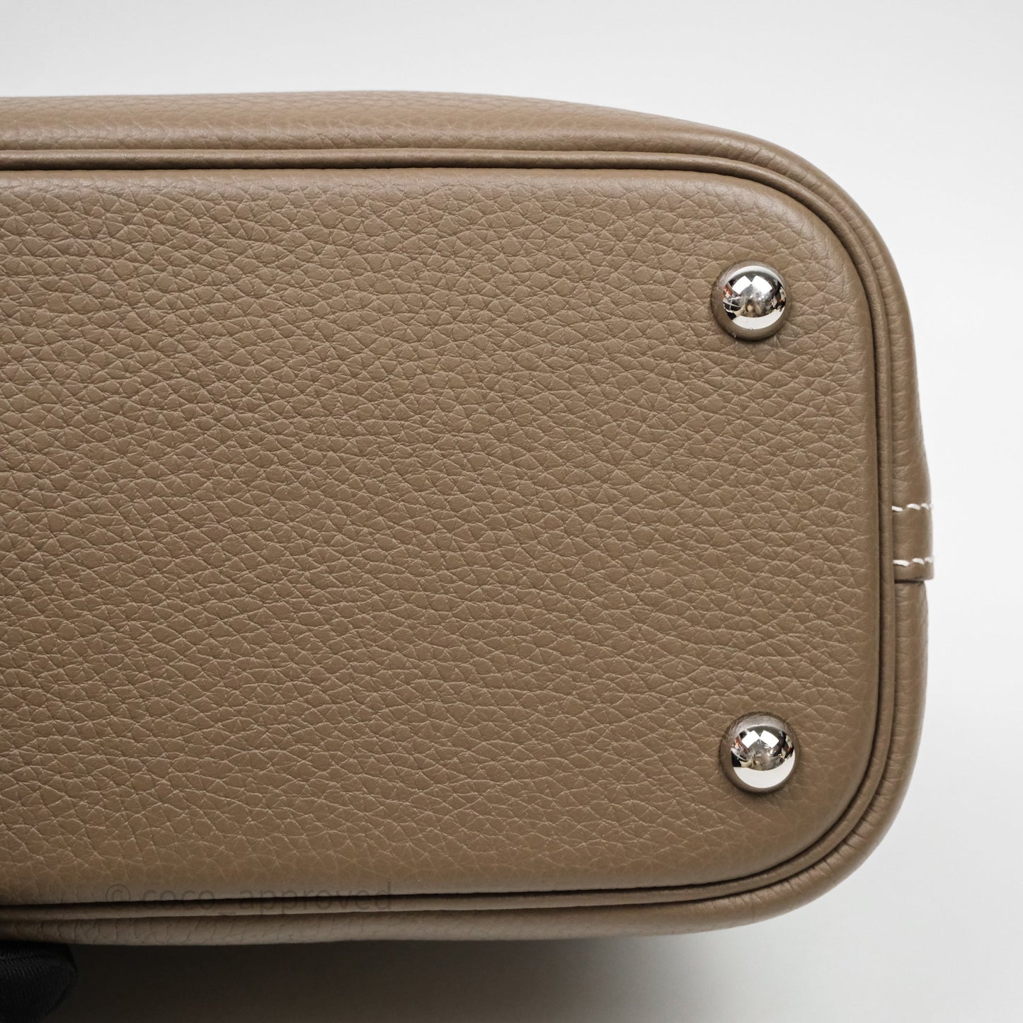 Hermès Bolide 31 Etoupe Evercolor Clemence Palladium Hardware