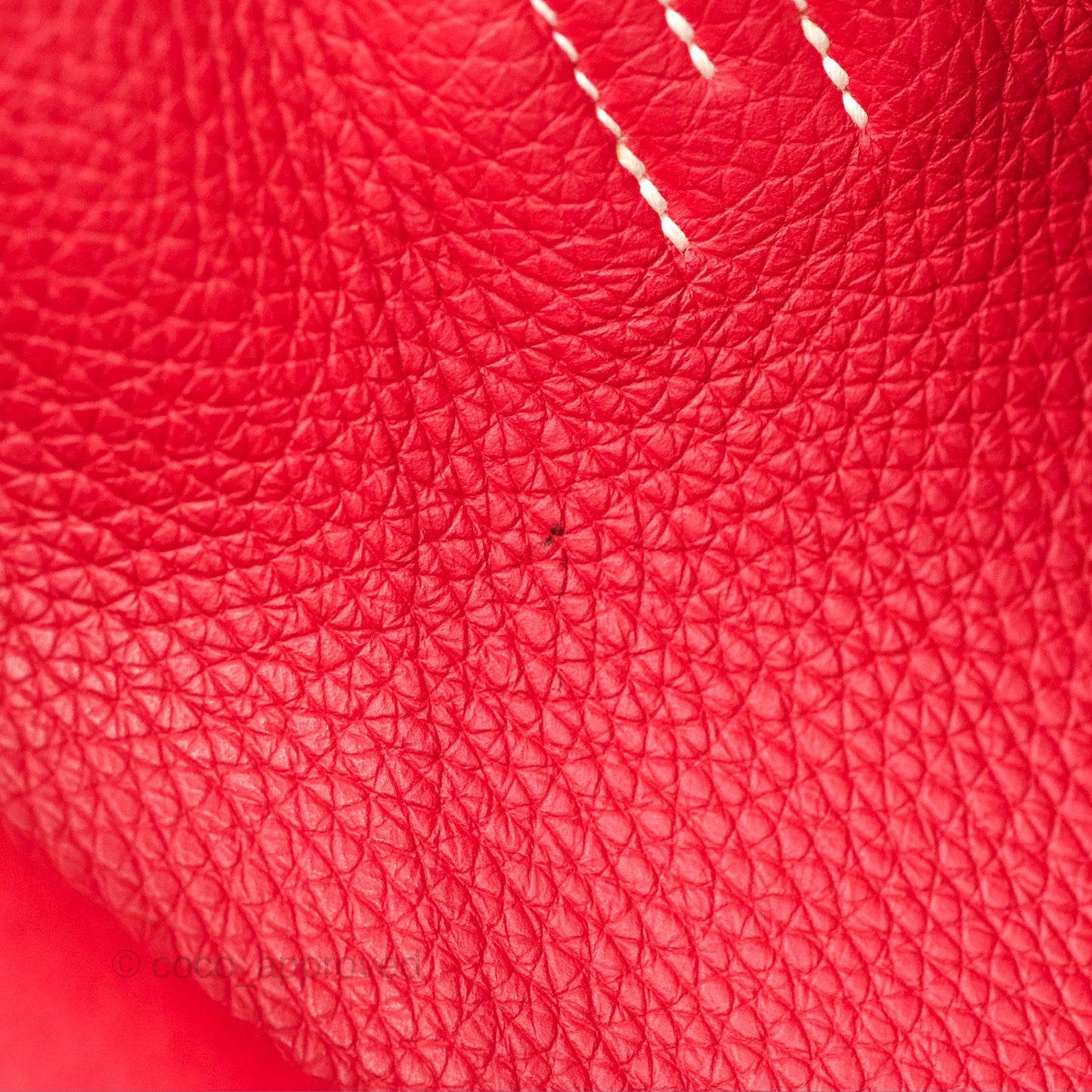 Hermès Double Sens Tote 36 Rouge Casaque Orange Crevette Clemence