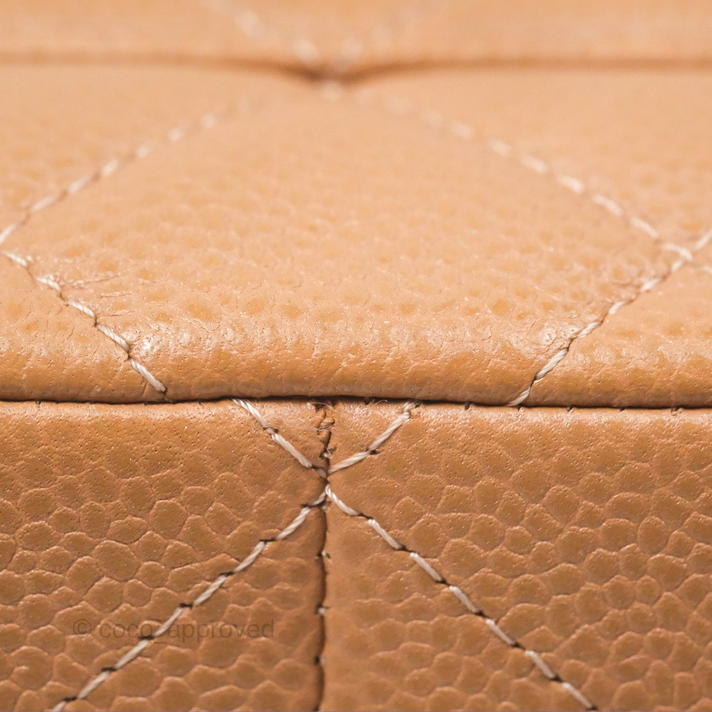 Chanel Classic Jumbo Double Flap Dark Beige Caviar Gold Hardware⁣⁣ 18S