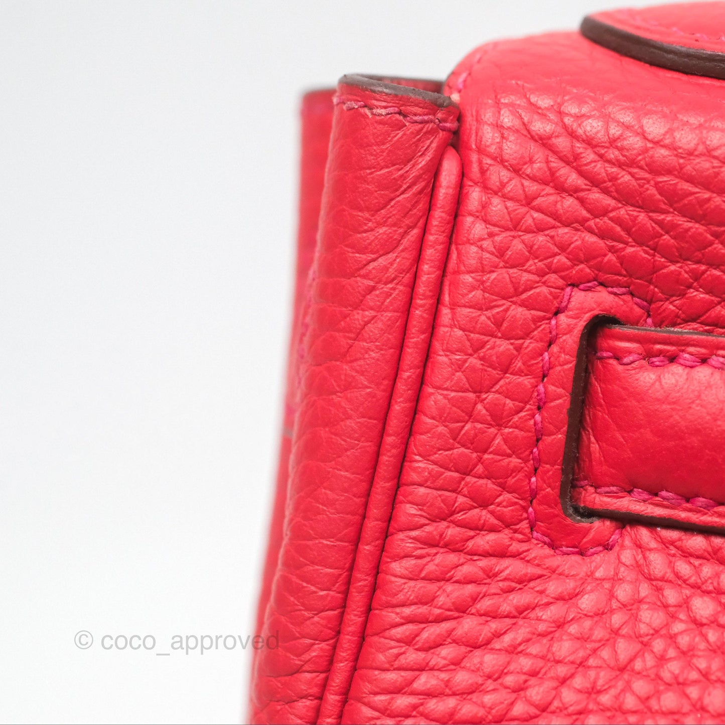 Hermès Kelly 28 Retourne Rouge Tomate S5 Clemence Gold Hardware