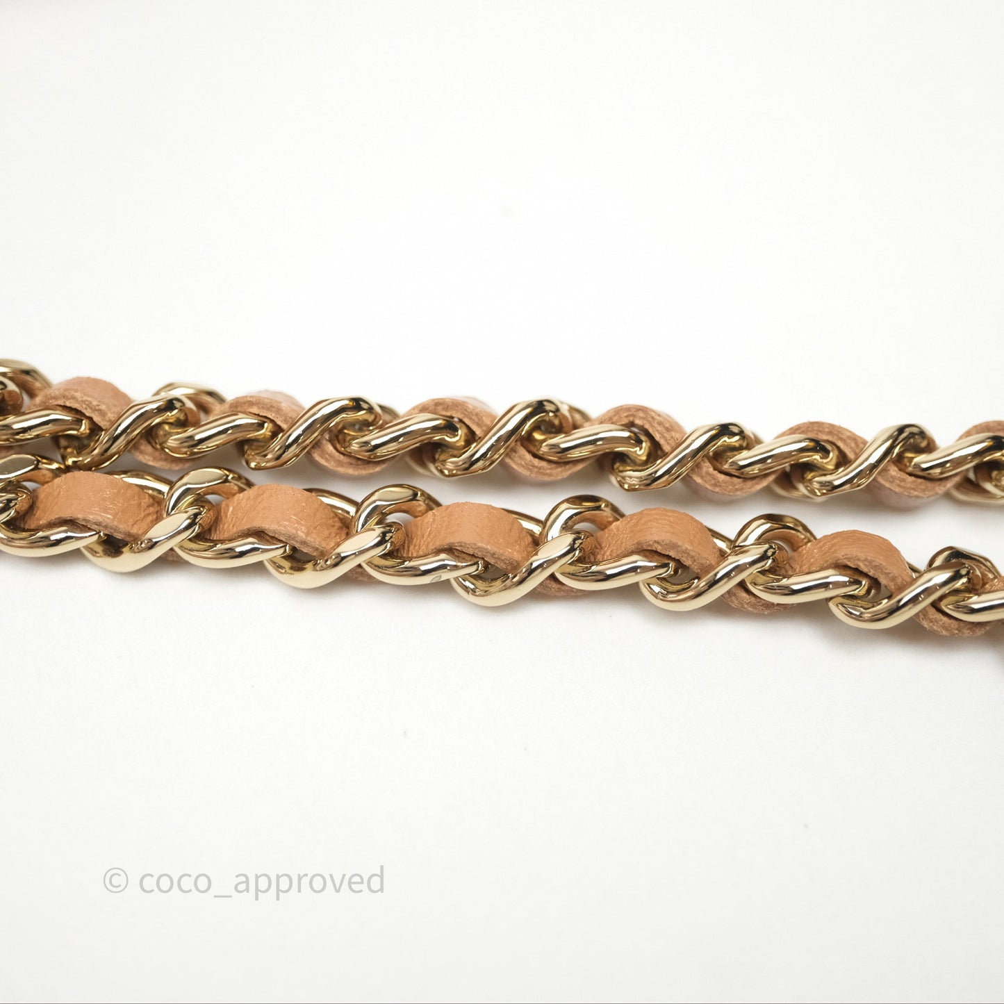 Chanel Nano 31 Dark Beige Shiny Lambskin Gold Hardware