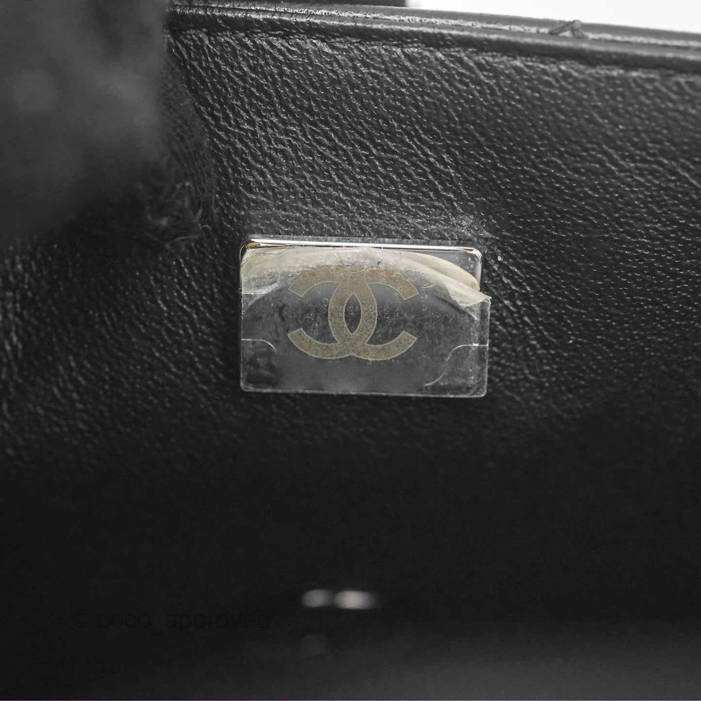 Chanel Quilted Mini Rectangular So Black Lambskin