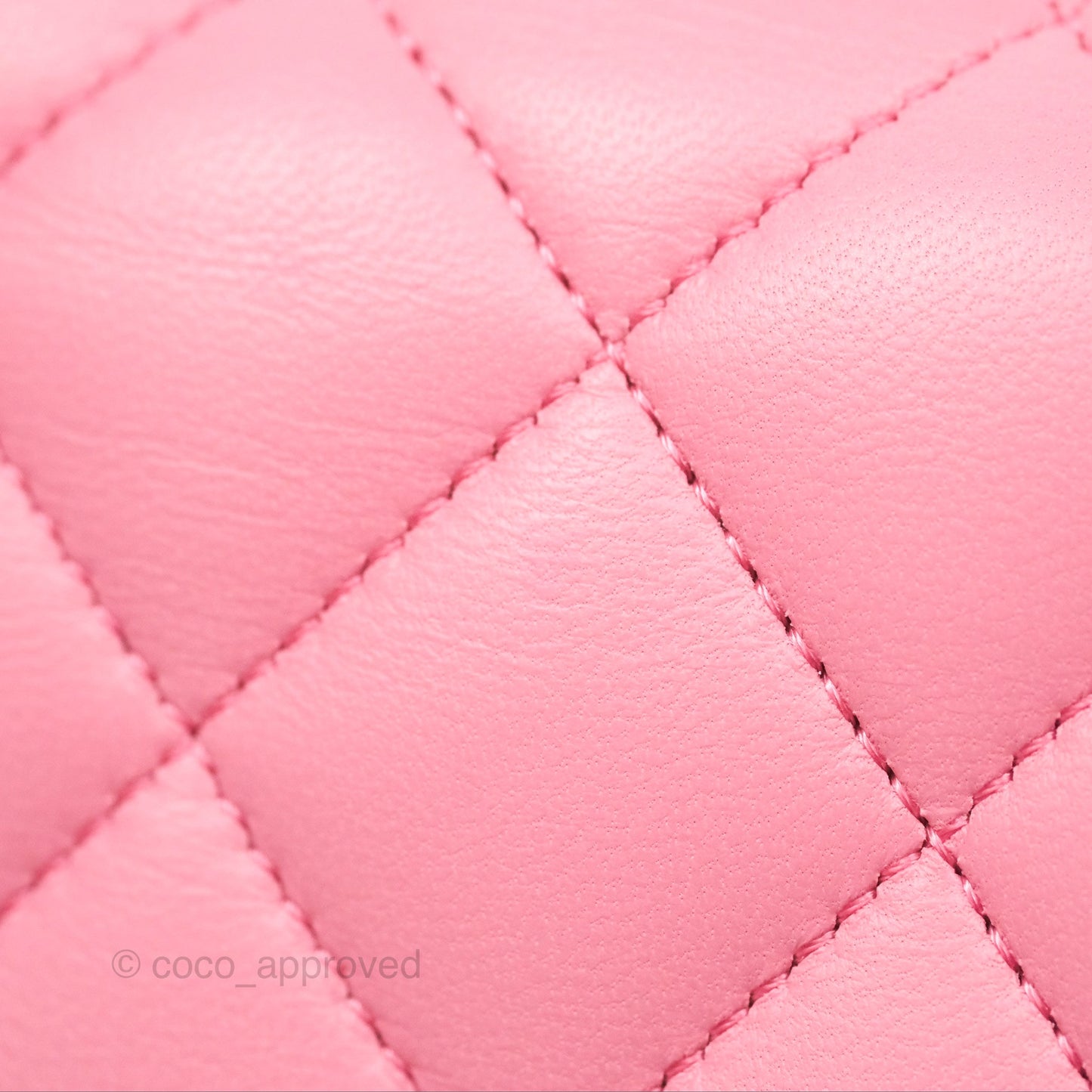Chanel Small Classic Quilted Flap Pink Lambskin Gold Hardware
