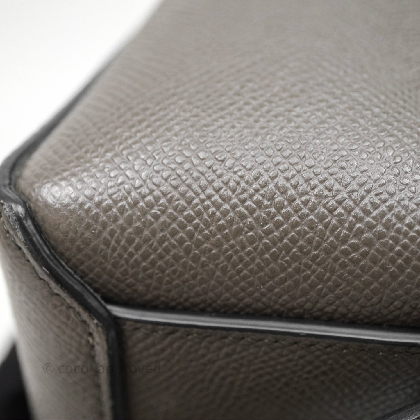 Celine Pico Belt Bag Grey Grained Calfskin Gold Hardware